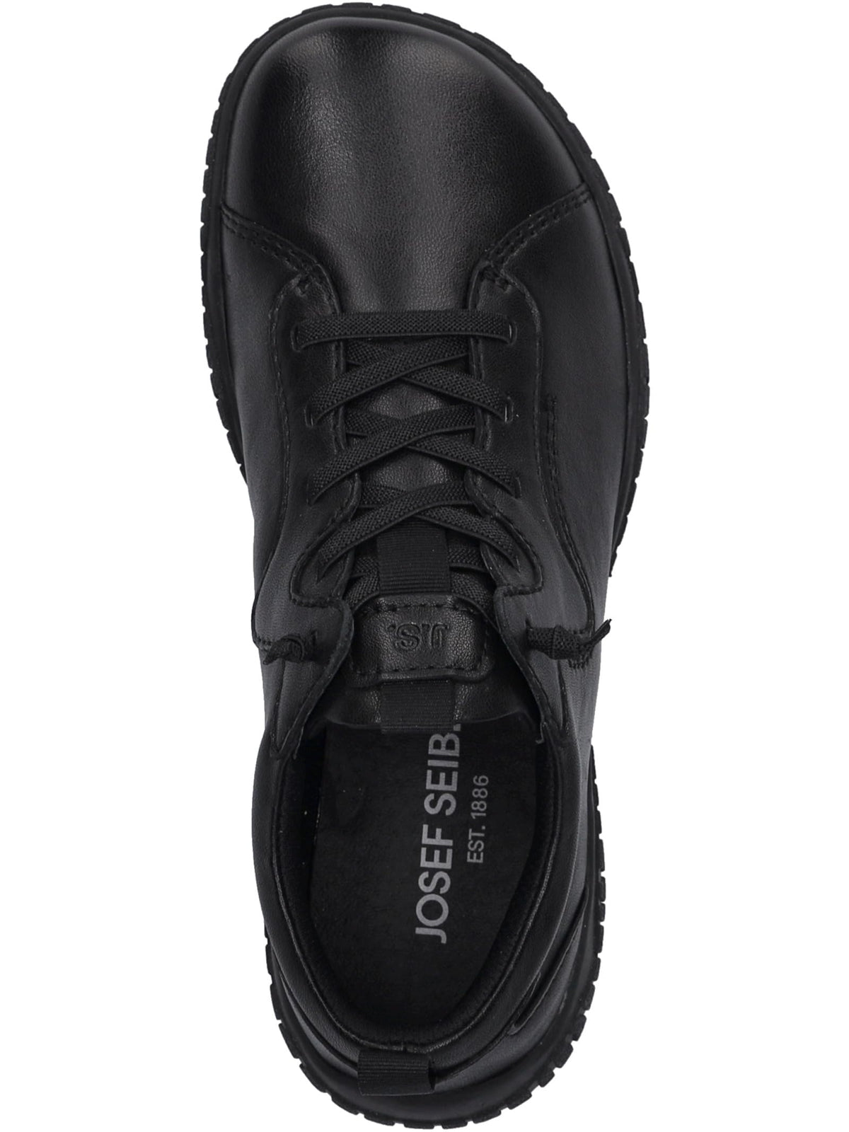 Josef Seibel Women Leather Lace-Up Oxford Shoes Black Size 38 EU Comfort