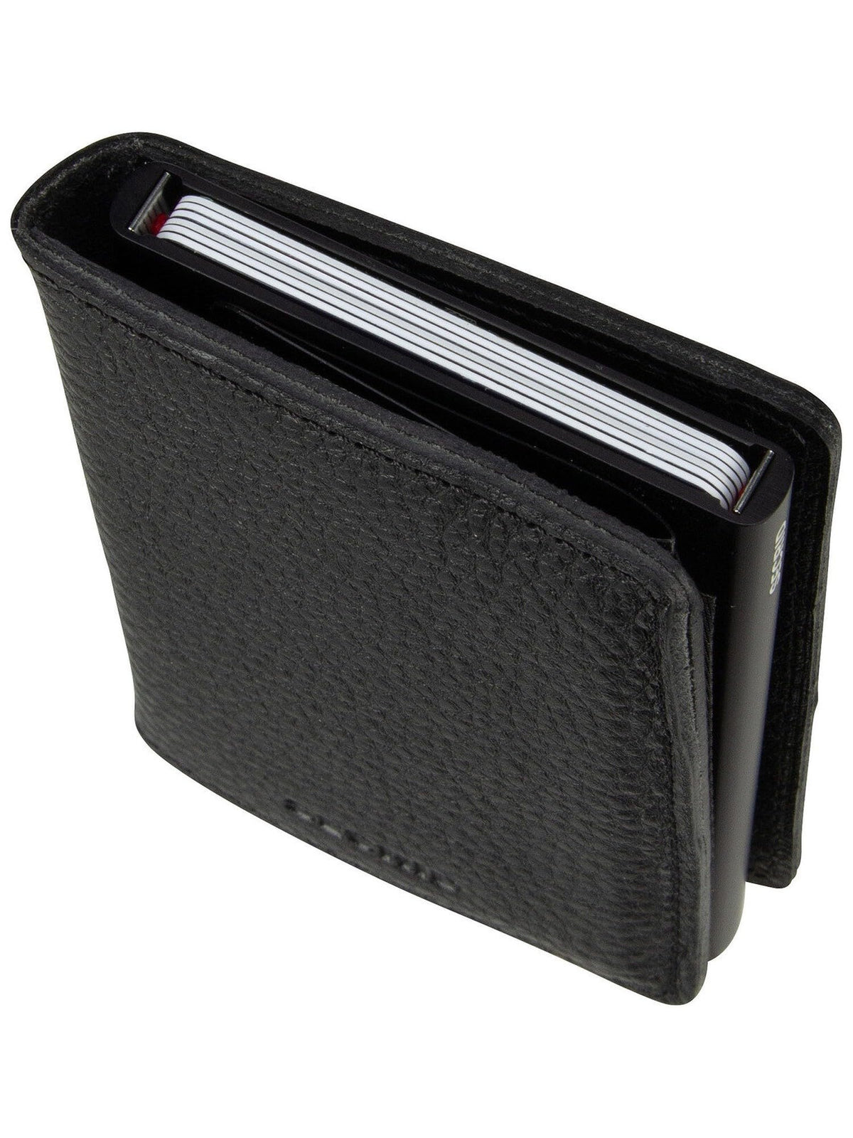 Secrid Slimwallet Black-Black Wallet - Slim Polyester with Leather Lining
