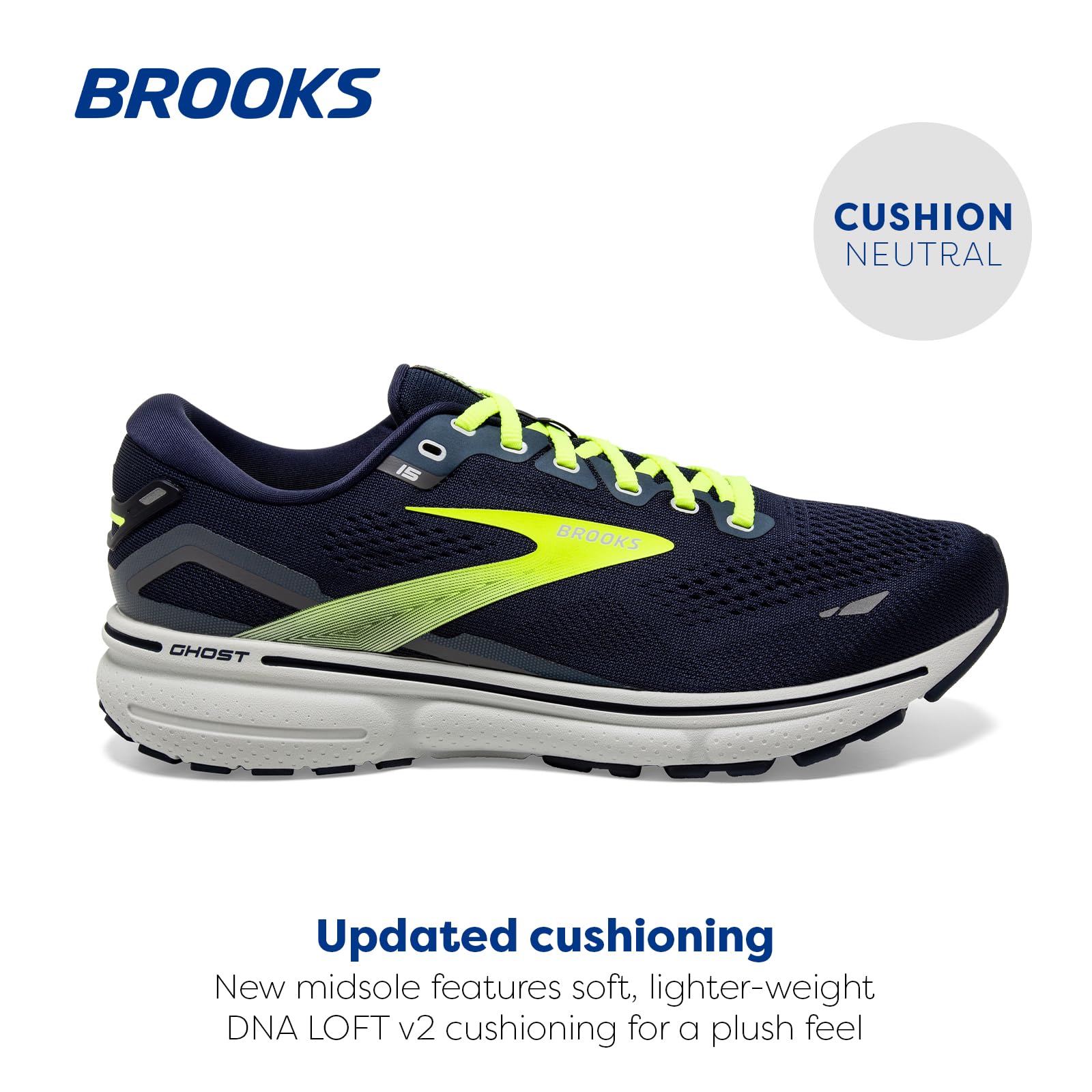 Brooks Glycerin 20 Men's Running Shoes Mesh Blue Nightlife White