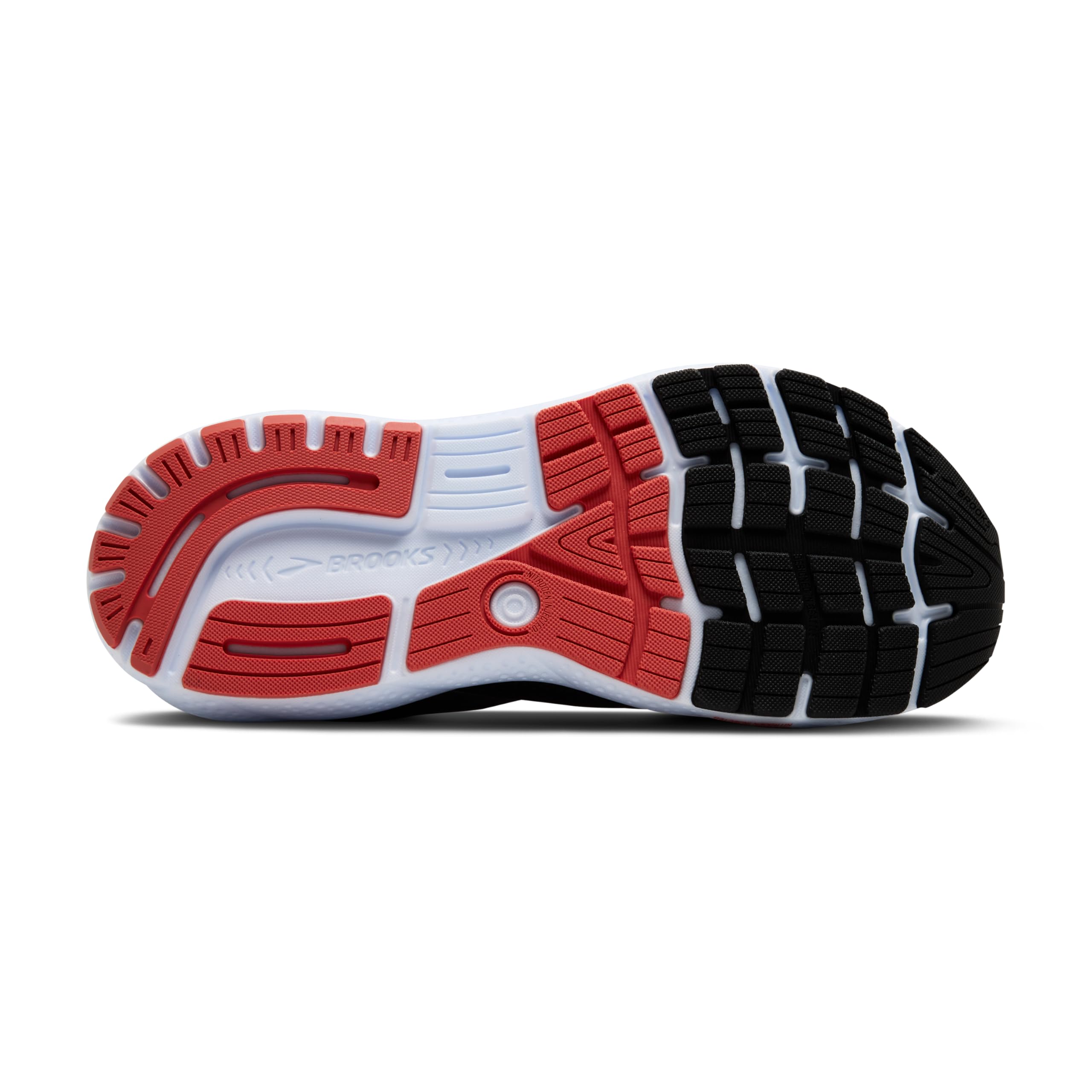 Brooks Ghost 16 Men's Running Shoes Textile Black Ebony Burnt Sienna