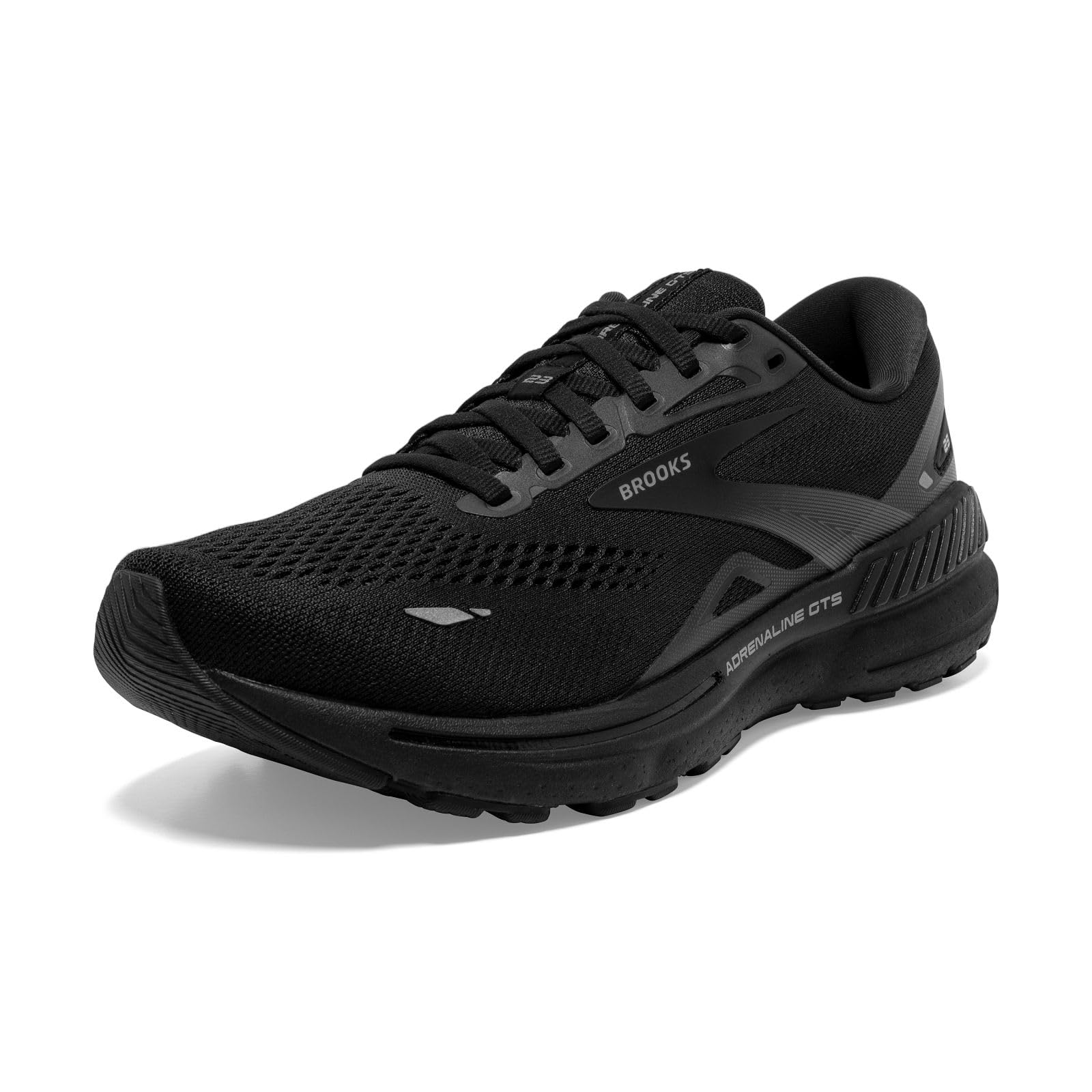Brooks Adrenaline GTS 23 Men Road Running Shoes Mesh Black Ebony