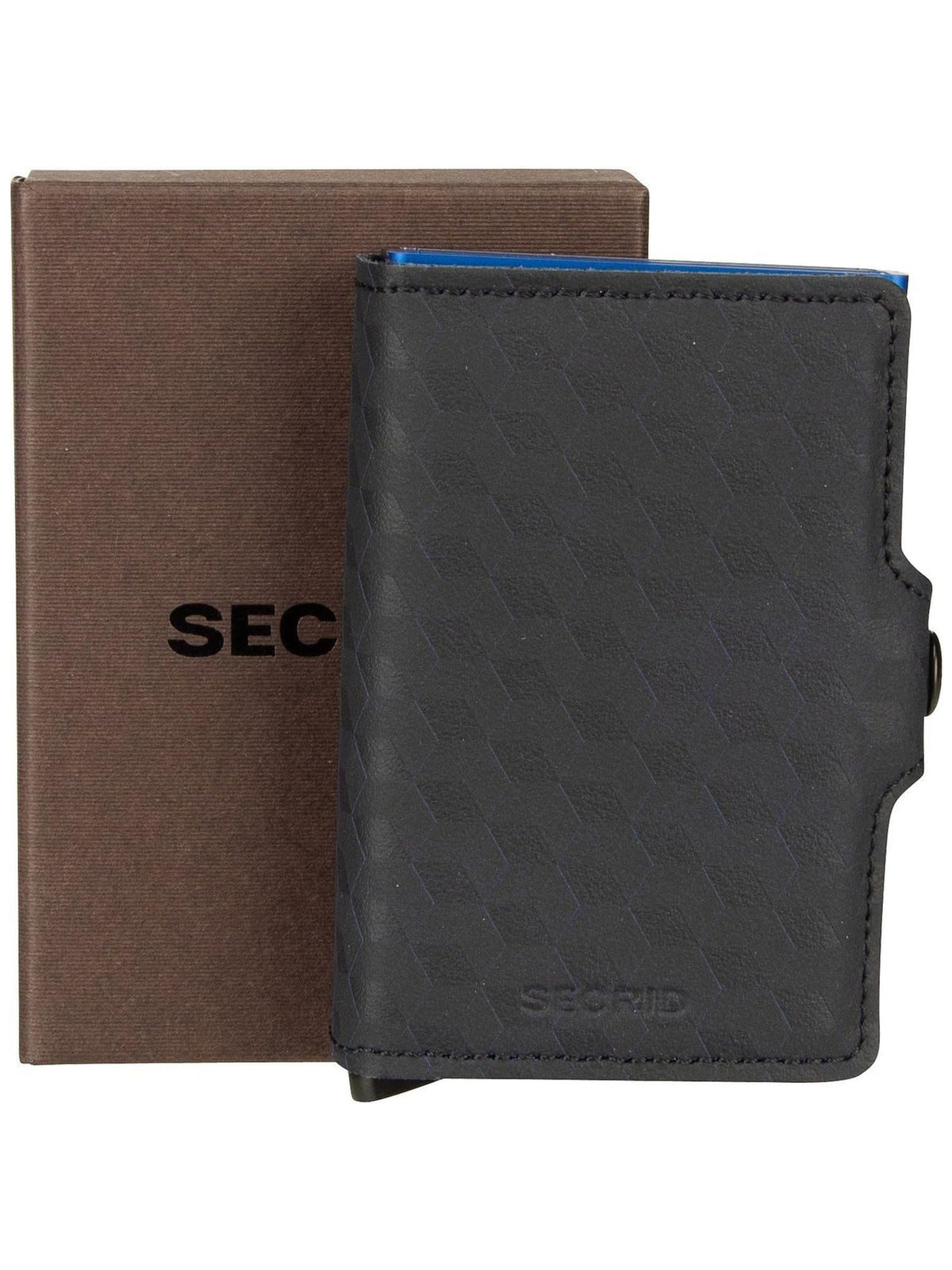 Secrid Twinwallet Optical Titanium-Blue Wallet - Sustainable Fiber Blend