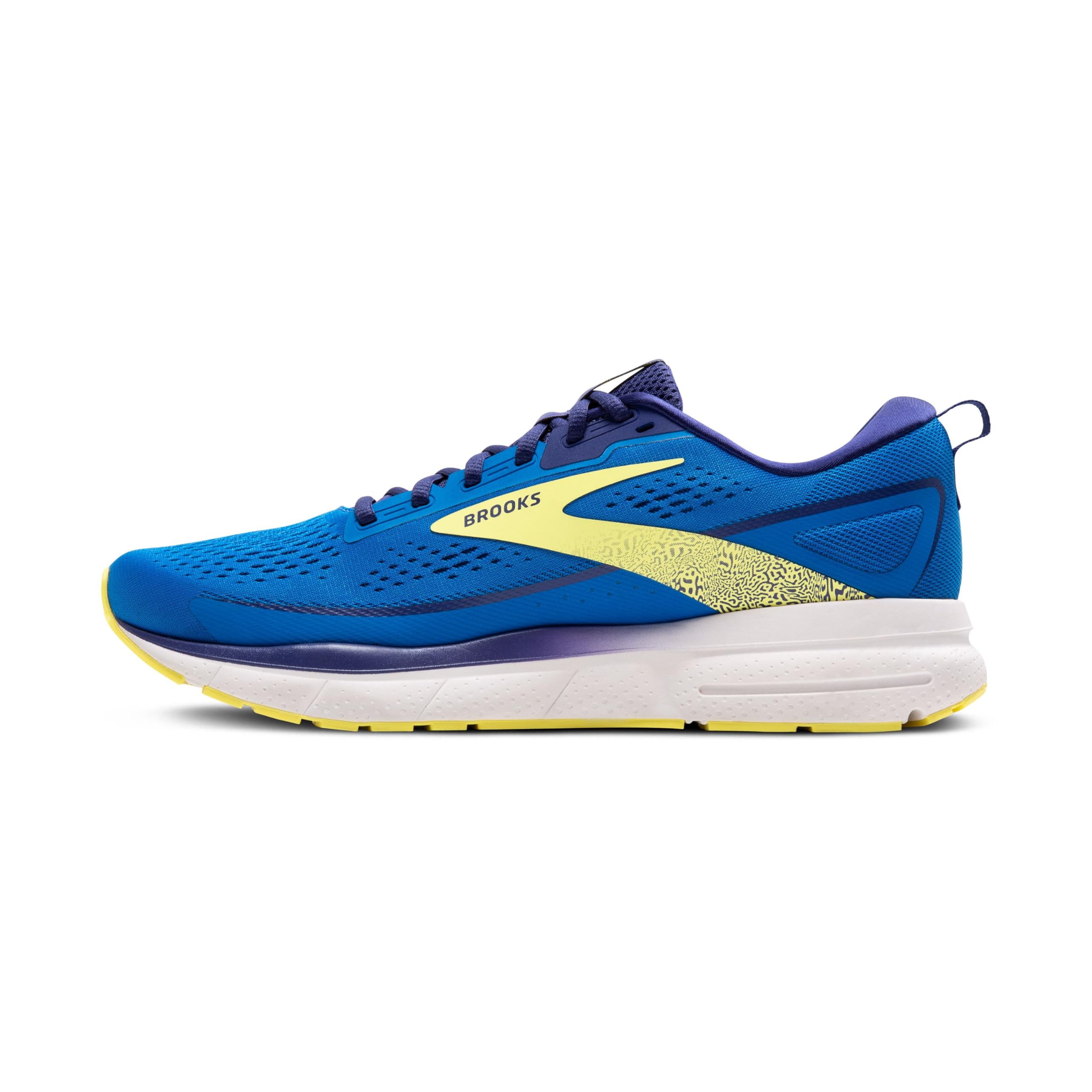 Brooks Trace 3 Men's Running Shoes Cotton Electric Blue Navy Lemon