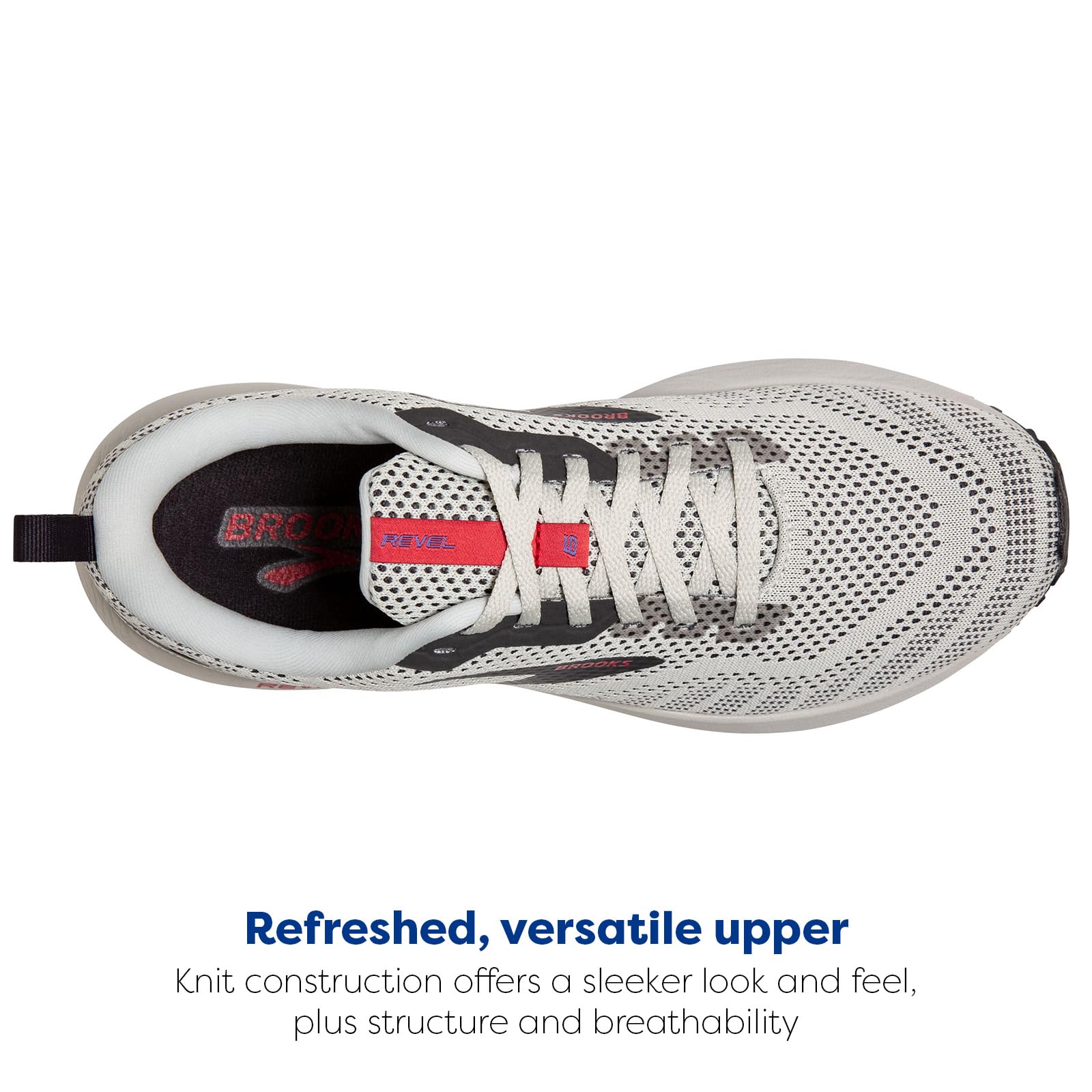 Brooks Revel 6 Men Road Running Shoes Cotton Dawn Blue Cayenne Nine Iron