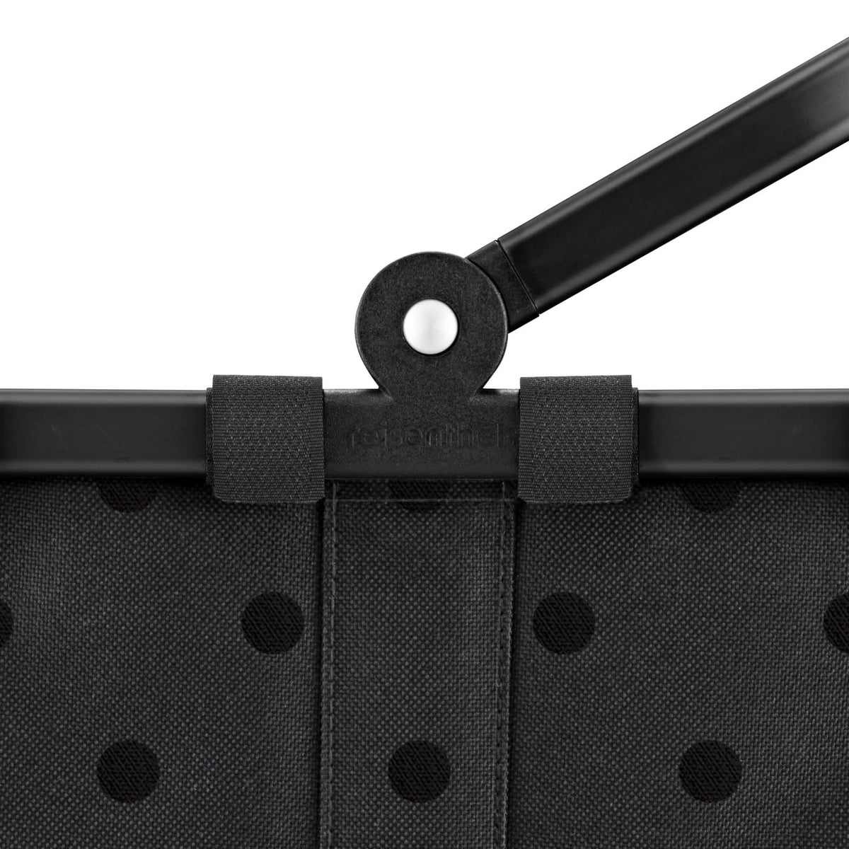 reisenthel Carrybag XS Frame Glossy Dots Black - Polka Dot Shopping Bag
