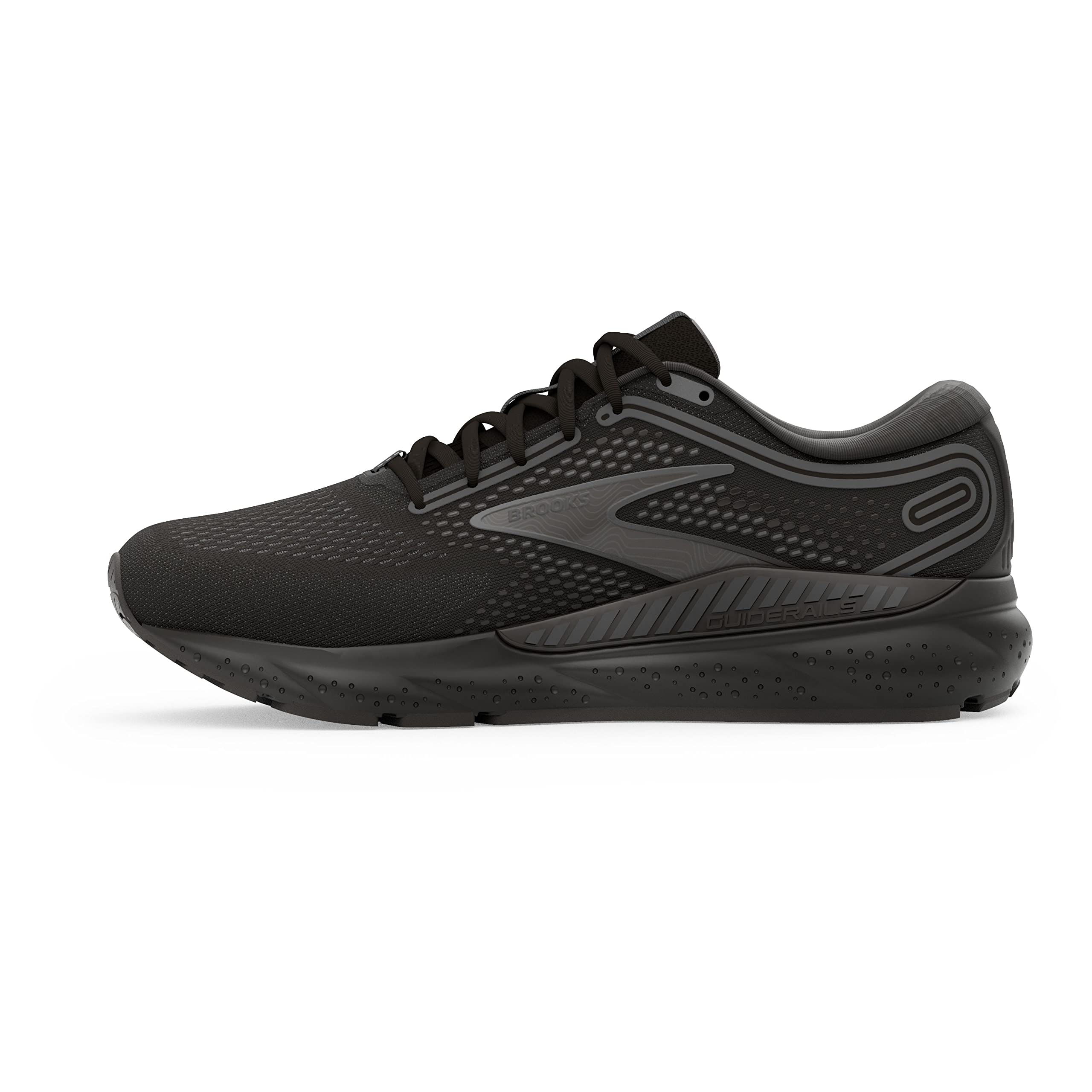 Brooks Beast GTS 23 Men Road Running Shoes Black Gunmetal Synthetic Lightweight