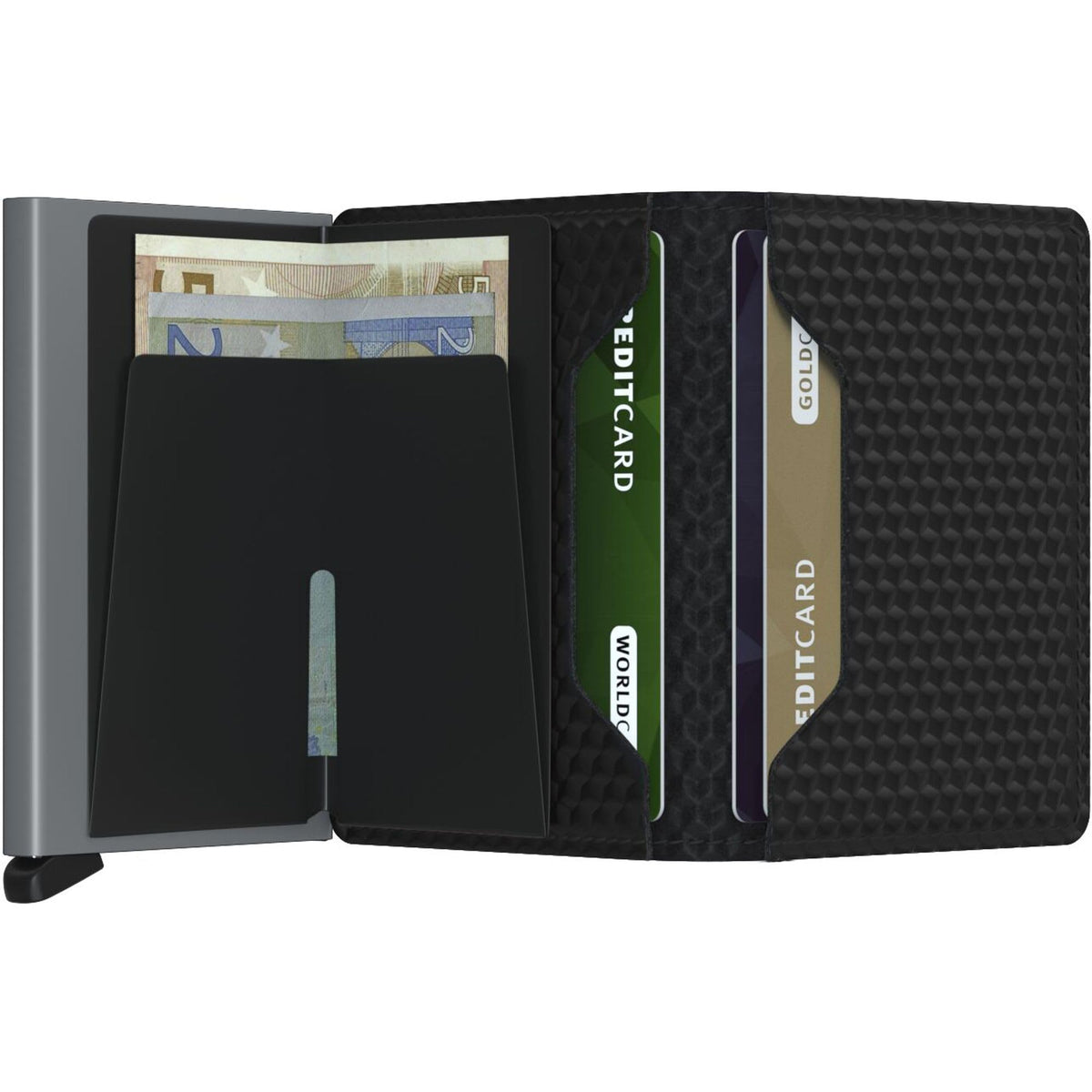 Secrid Slimwallet Black Titanium - RFID Protected Casual Wallet