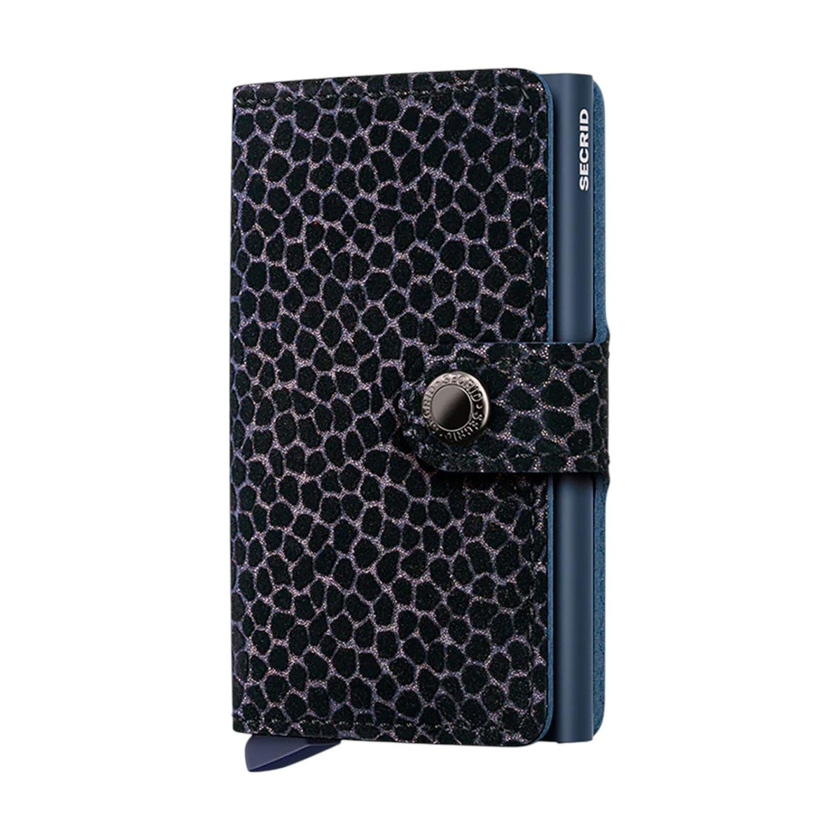 Secrid Miniwallet Giraffina Red Leather - Compact Casual Wallet for Cards & Bills