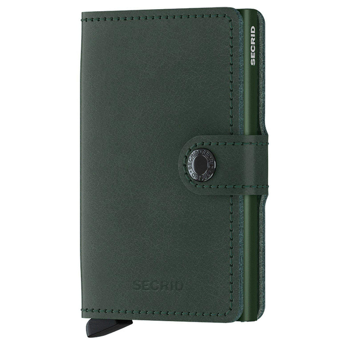 Secrid Mini Wallet - Dark Brown Leather with RFID Protection