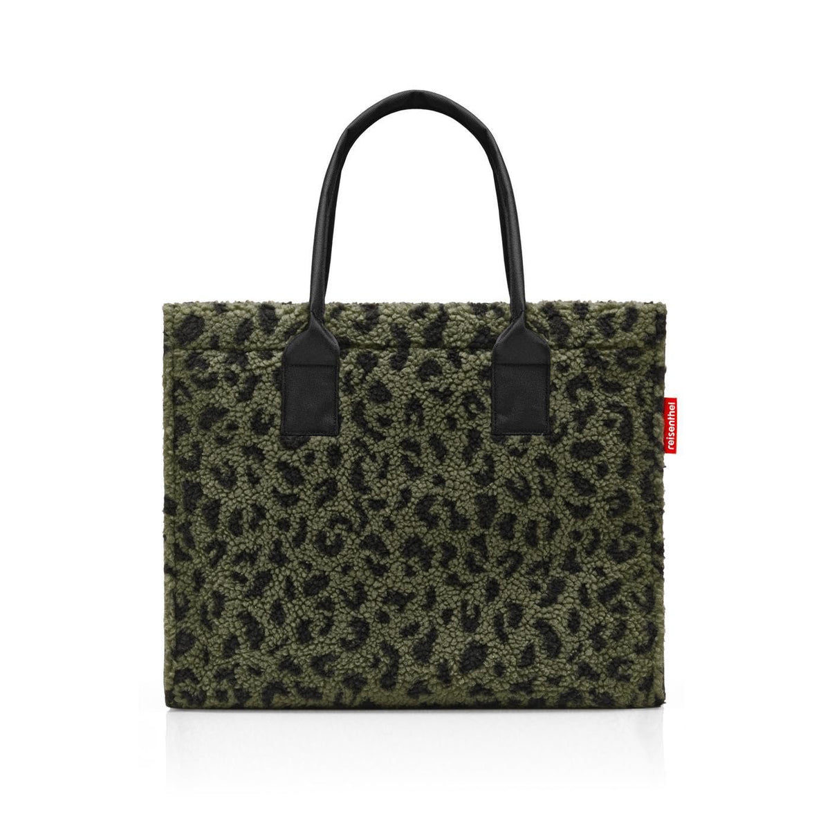 reisenthel Daily Shopper Teddy Leo Olive - Water Repellent Polyester Women's Tote Bag