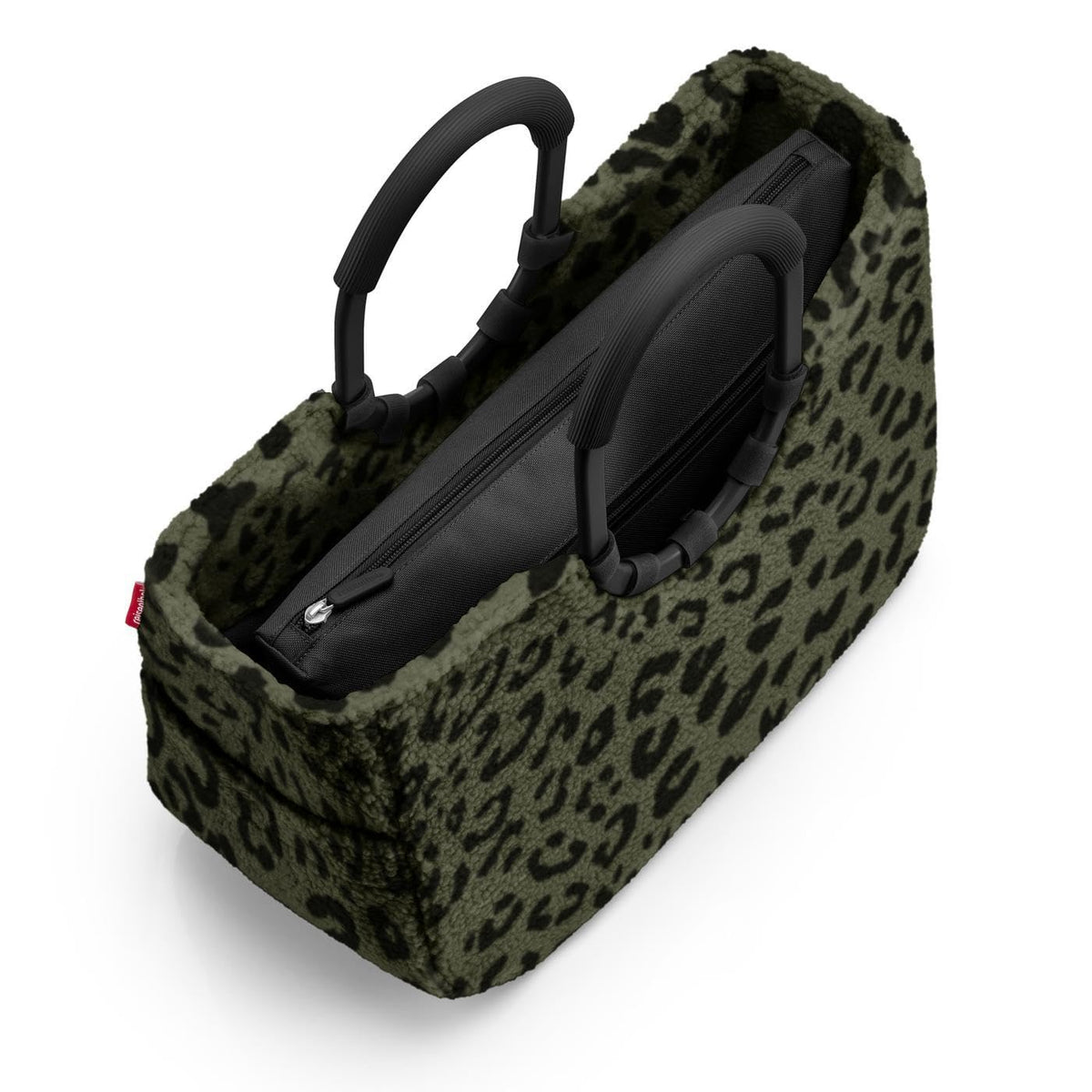 reisenthel loopshopper M Teddy Leo Olive - Reusable Polyester Women's Tote Bag
