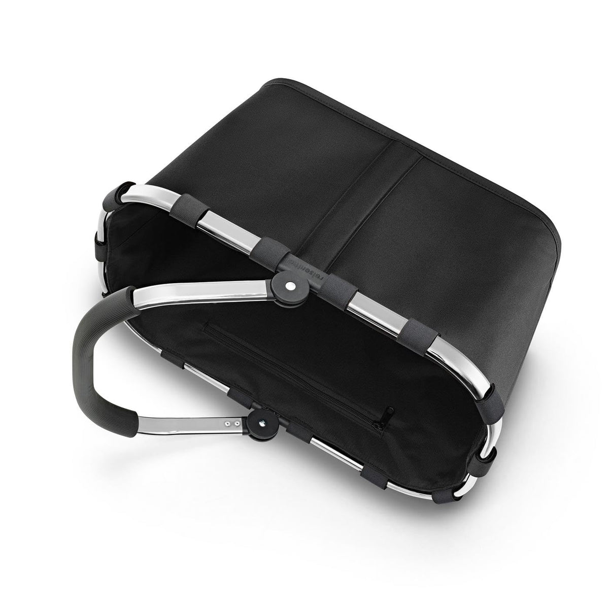 reisenthel Carrybag Frame Platinum/Black - Lightweight Spacious Travel Duffel