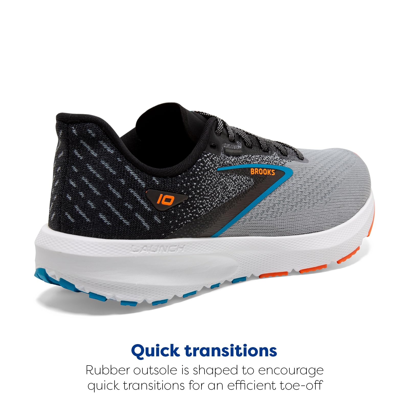 Brooks Launch 10 Men Running Shoes Black