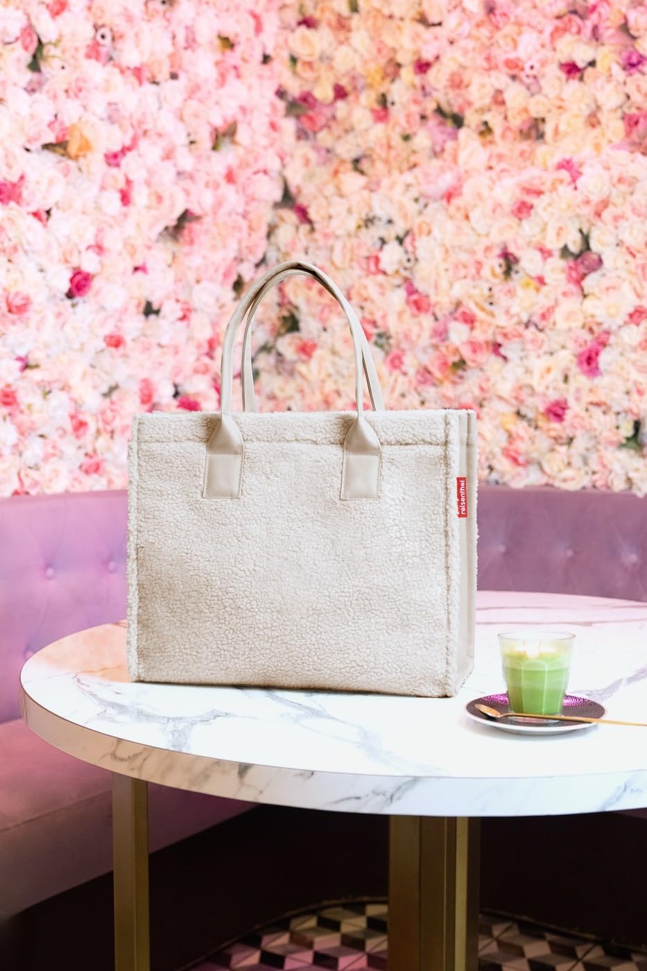 reisenthel Daily Shopper Women's Tote Bag 14L Teddy Sand Recycled Polyester