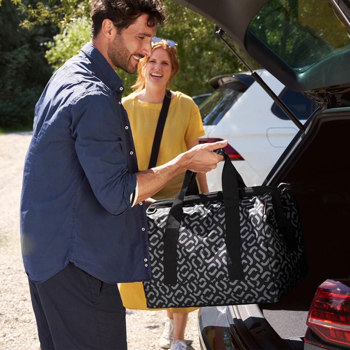 reisenthel MT7054 Allrounder L Signature Bag Black Water-Repellent Travel Duffle