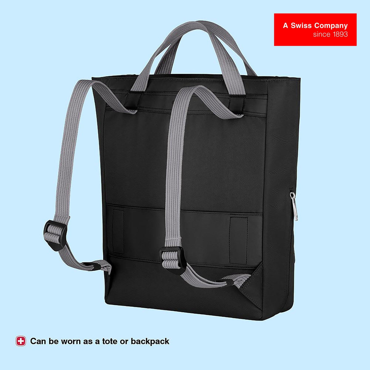 WENGER Motion 2-in-1 Laptop Bag Backpack Black Polyester 15.6