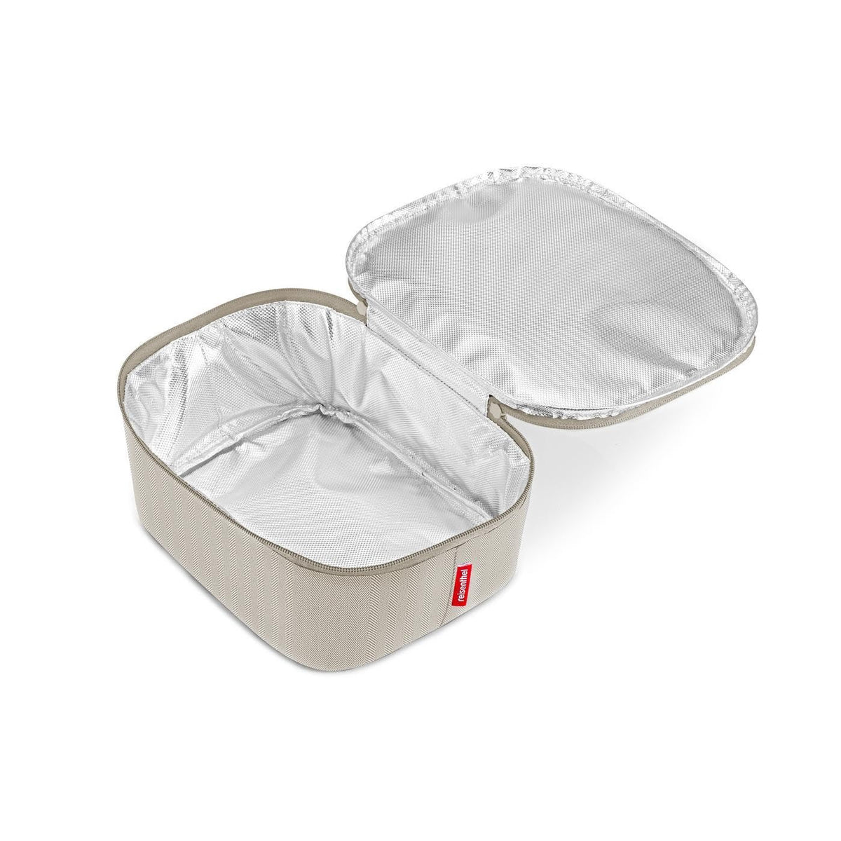reisenthel coolerbag M Pocket Cooler Bag - Recycled PET Herringbone Sand
