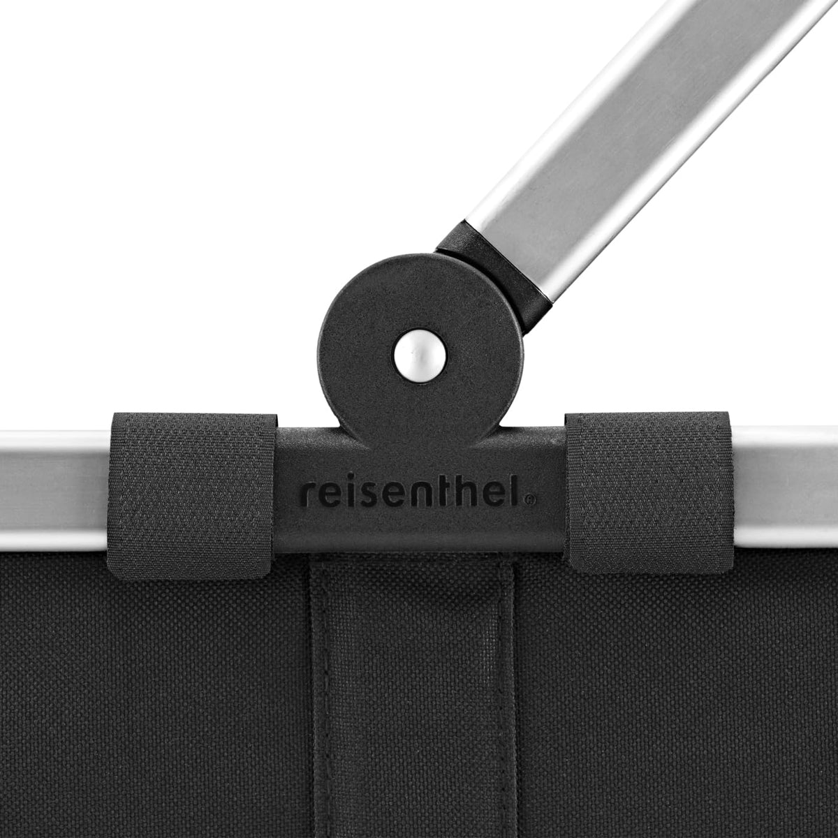 reisenthel Carrybag Frame Platinum/Black - Lightweight Spacious Travel Duffel
