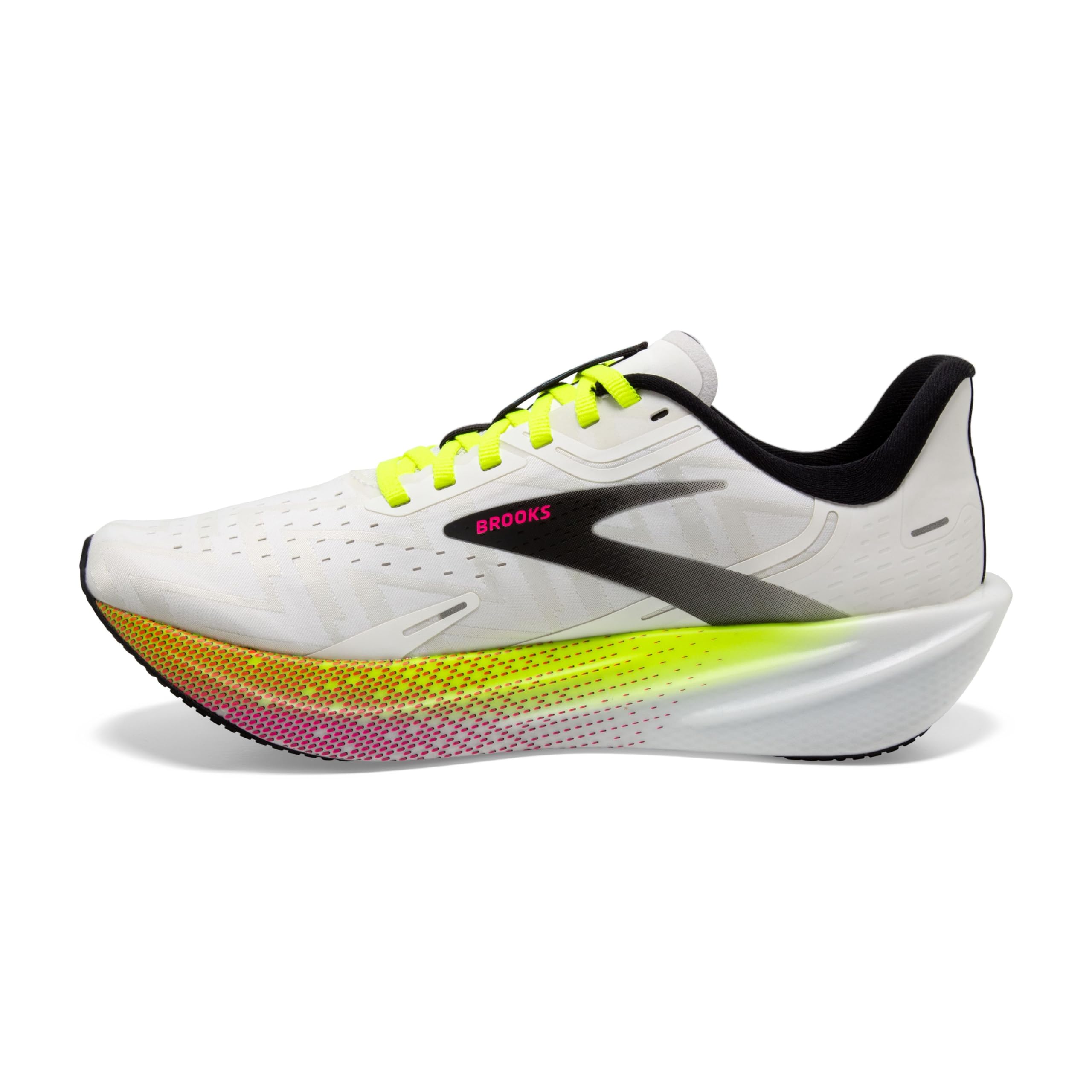Brooks Hyperion Max Men's Road Running Shoes White Black Nightlife Breathable Rubber