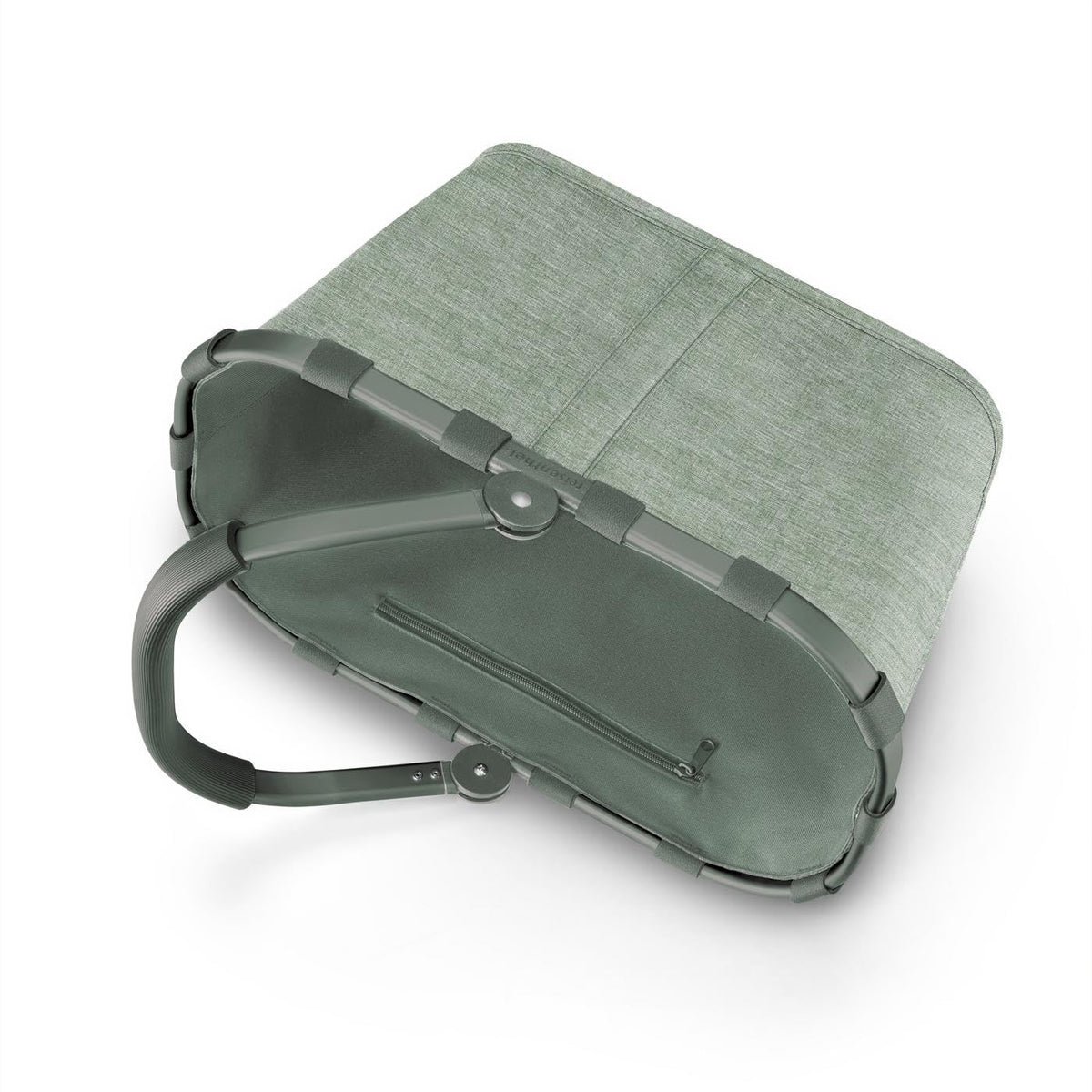 reisenthel Carrybag Shopping Basket 22L Polyester Frame Twist Sage
