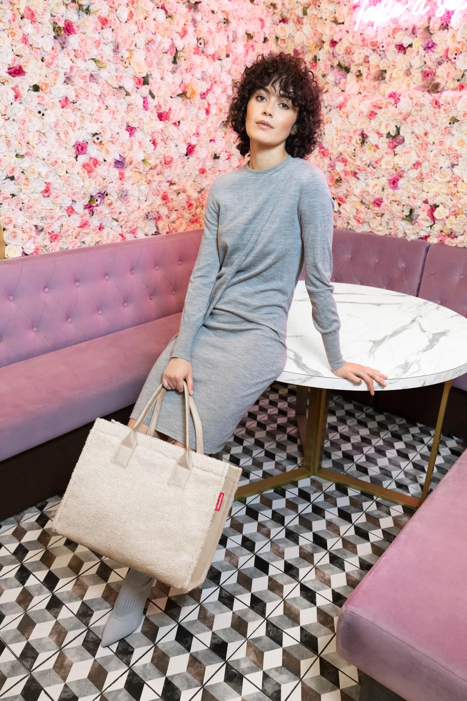 reisenthel Daily Shopper Women's Tote Bag 14L Teddy Sand Recycled Polyester