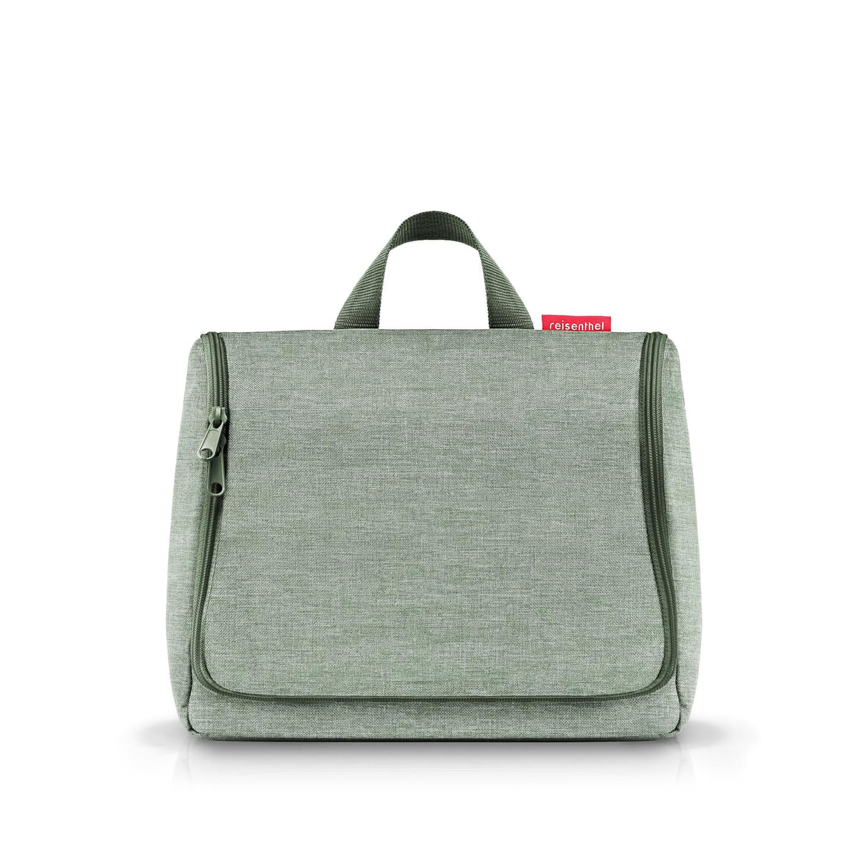 reisenthel Toiletbag XL Twist Sage - Hanging Toiletry Bag with Mirror