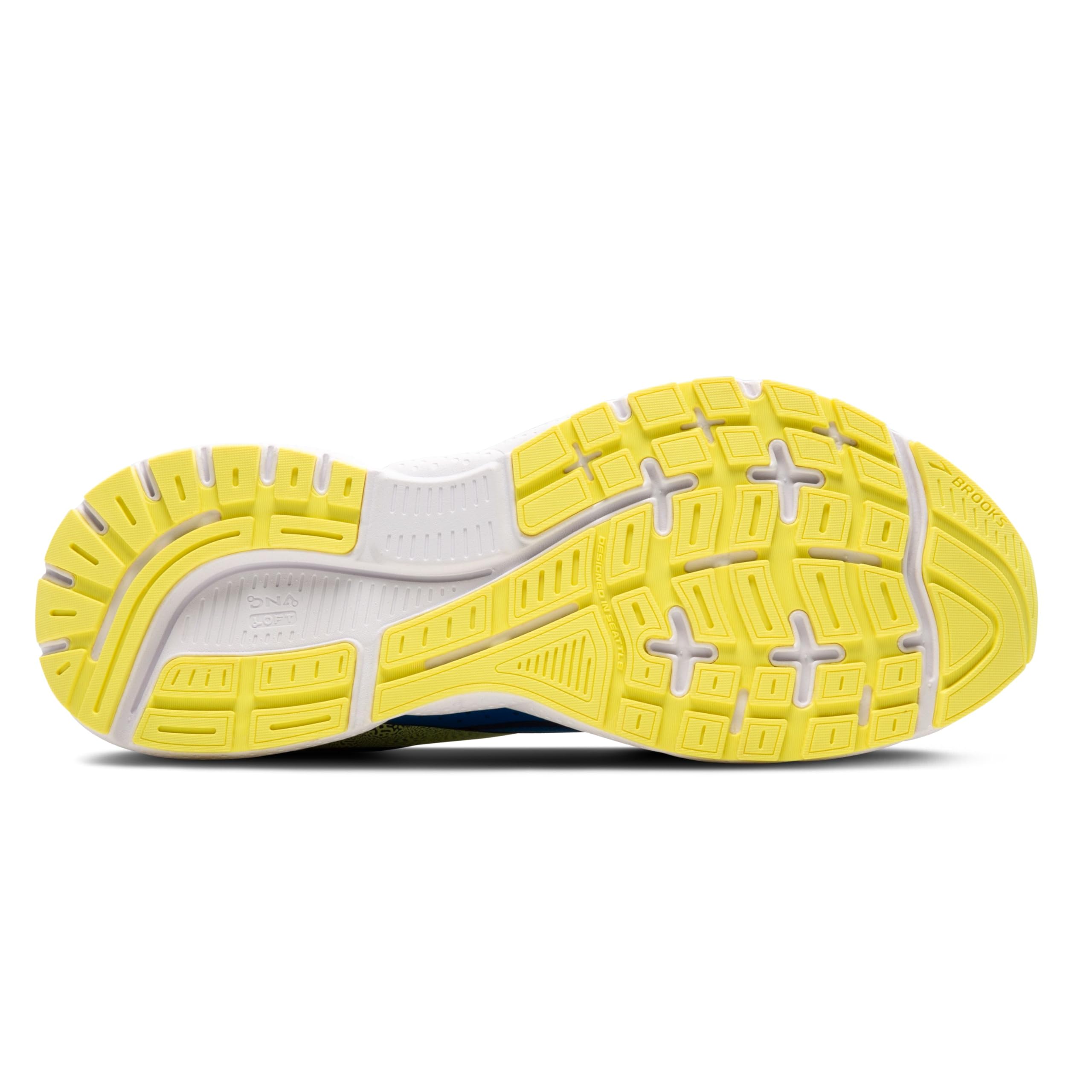 Brooks Trace 3 Men's Running Shoes Cotton Electric Blue Navy Lemon
