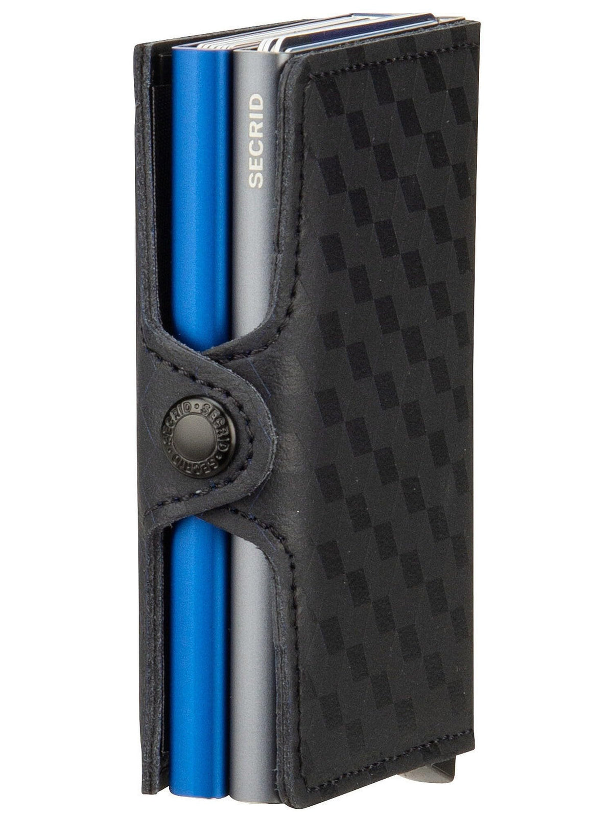 Secrid Twinwallet Optical Titanium-Blue Wallet - Sustainable Fiber Blend
