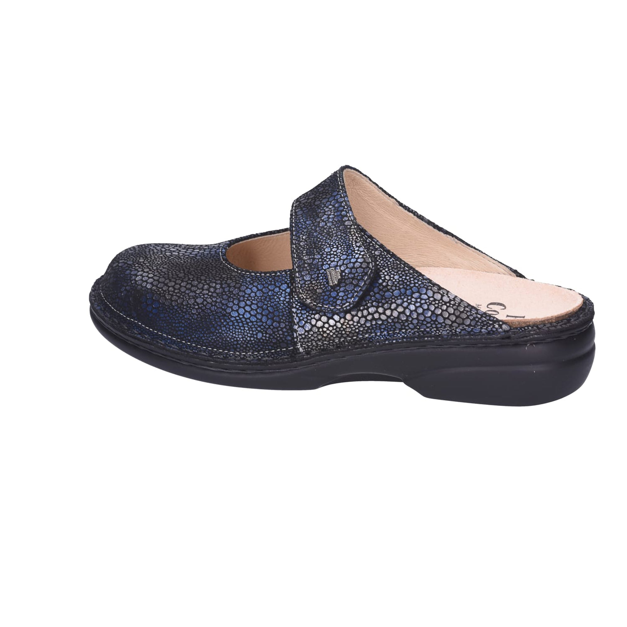 Finn Comfort Stanford Women's Comfort Clogs, Stylish Blue