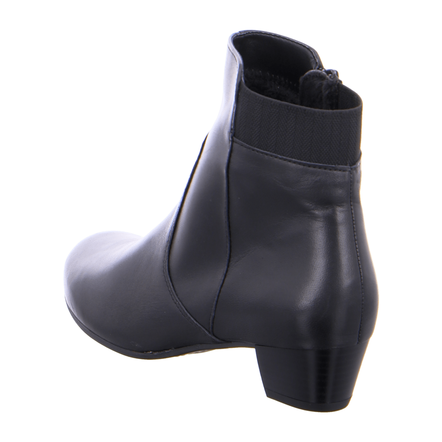 ARA CATANIA Women's Ankle Boots Black with Zipper Warm Lined Rubber Sole - Bartel-Shop