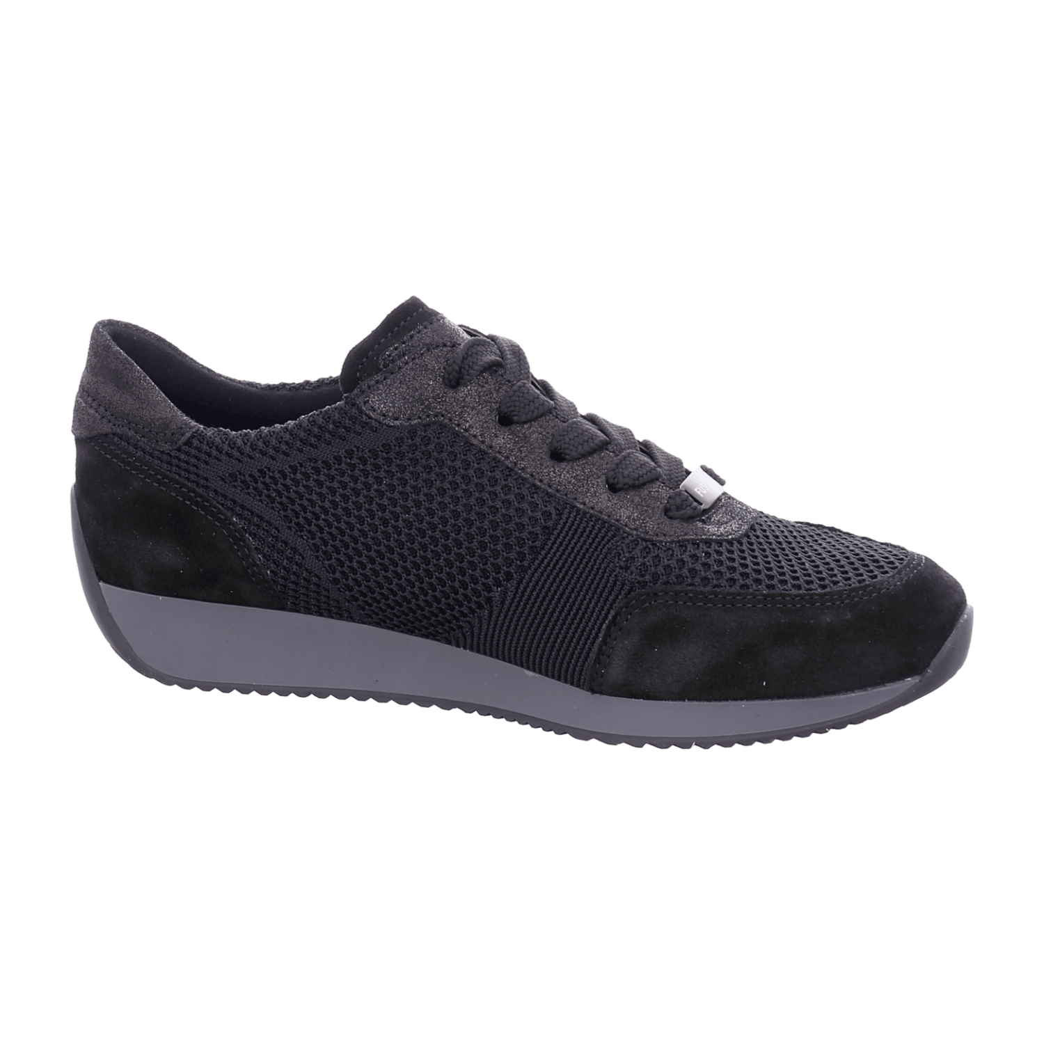ARA LISBON-G Women's Low-Top Lace-Up Shoes Black Nubuck Leather Cold Weather Lined - Bartel-Shop
