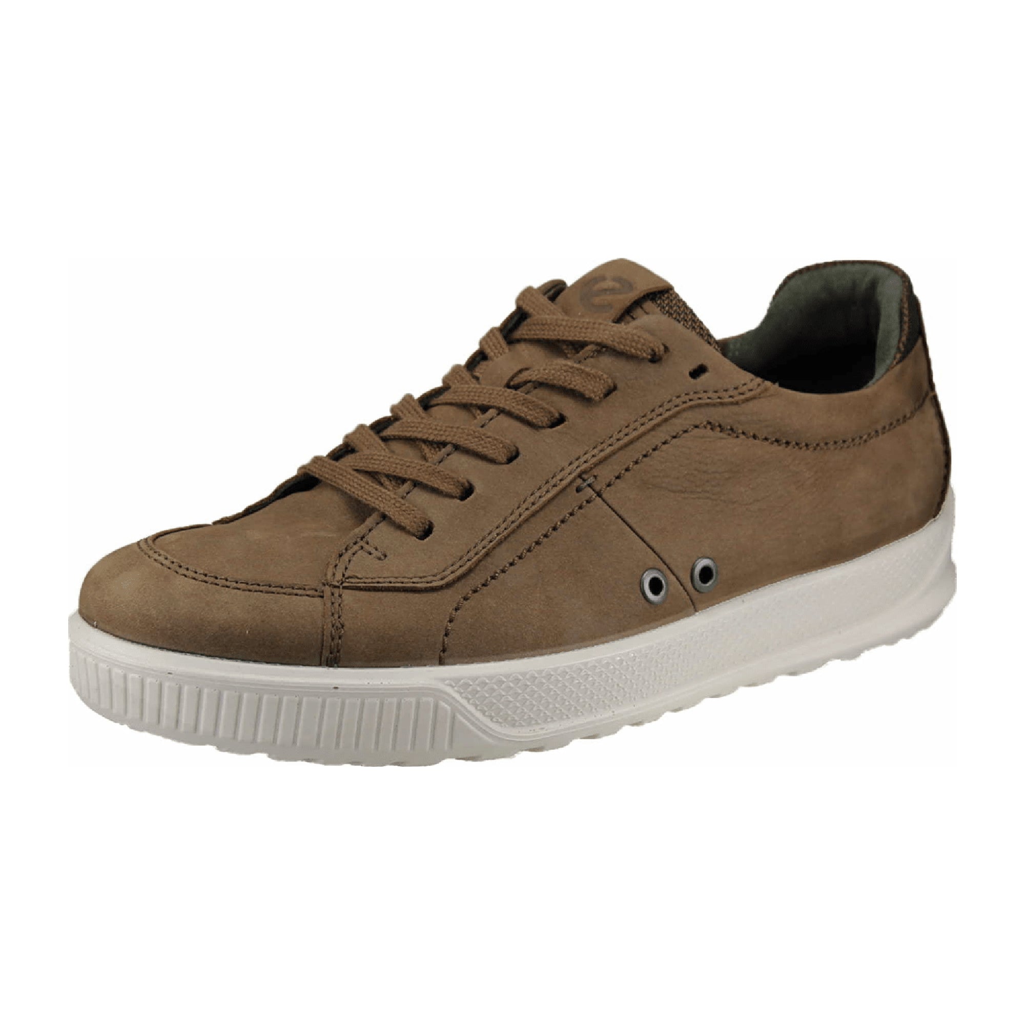Ecco BYWAY Men's Lace-Up Casual Shoes, Stylish Brown Nubuck Leather