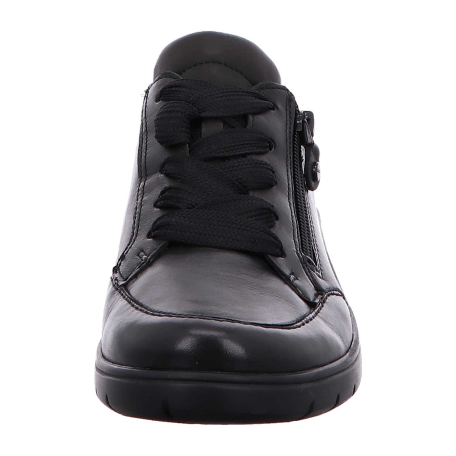 ARA MERAN Women's Round Toe Lace-Up Shoes in Black - Bartel-Shop