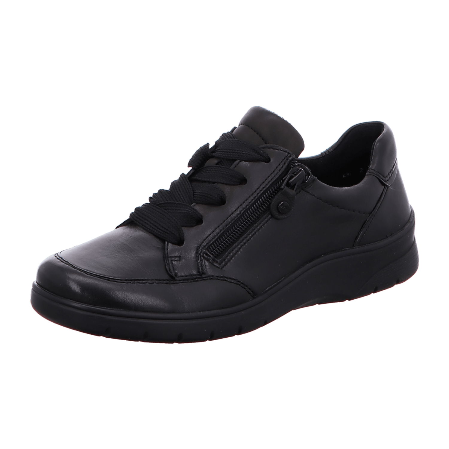 ARA MERAN Women's Round Toe Lace-Up Shoes in Black - Bartel-Shop