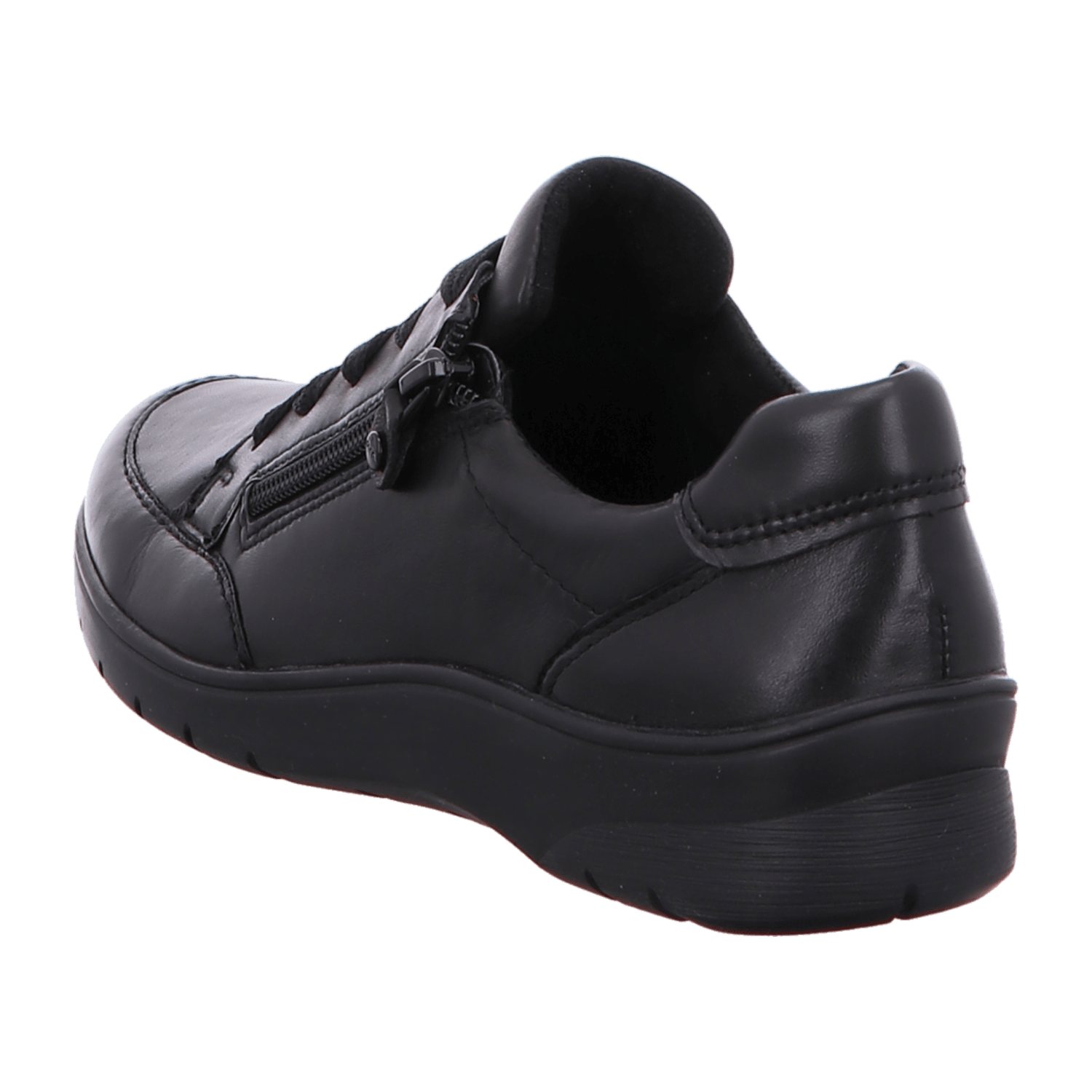 ARA MERAN Women's Round Toe Lace-Up Shoes in Black - Bartel-Shop