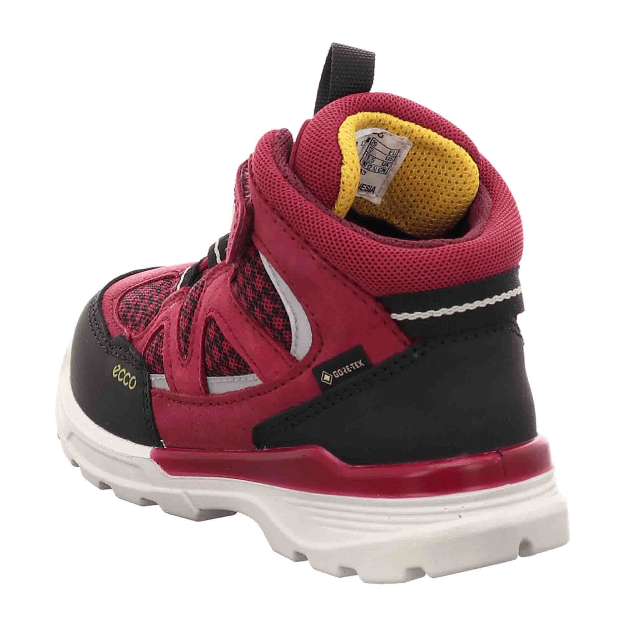 Ecco Urban Hiker Kids - Durable Red Outdoor Boots