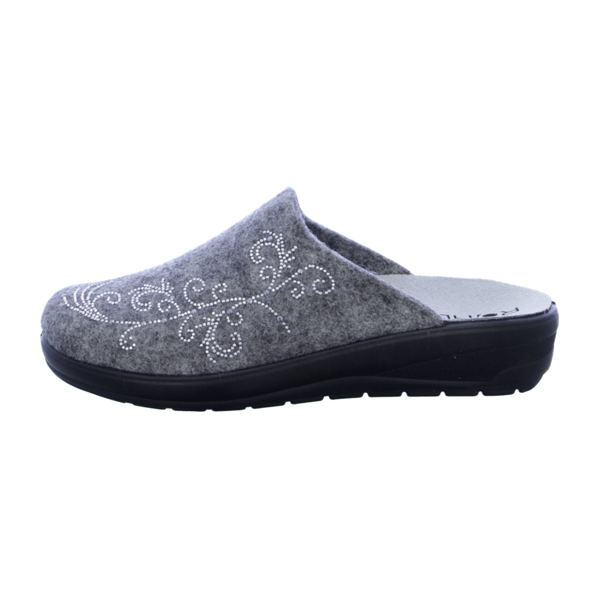 Rohde Women's Gray House Shoes Comfortable and Stylish for Fall Winter