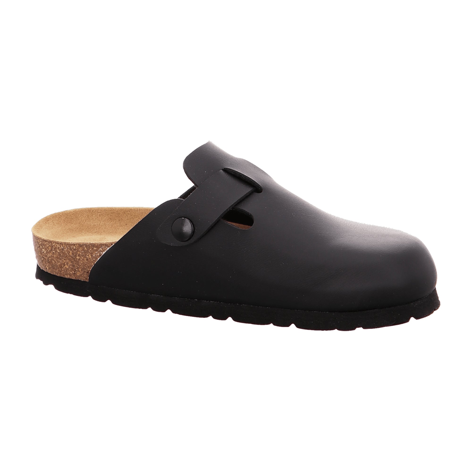 Rohde Women's Black Clogs with Flat Heel and Round Toe