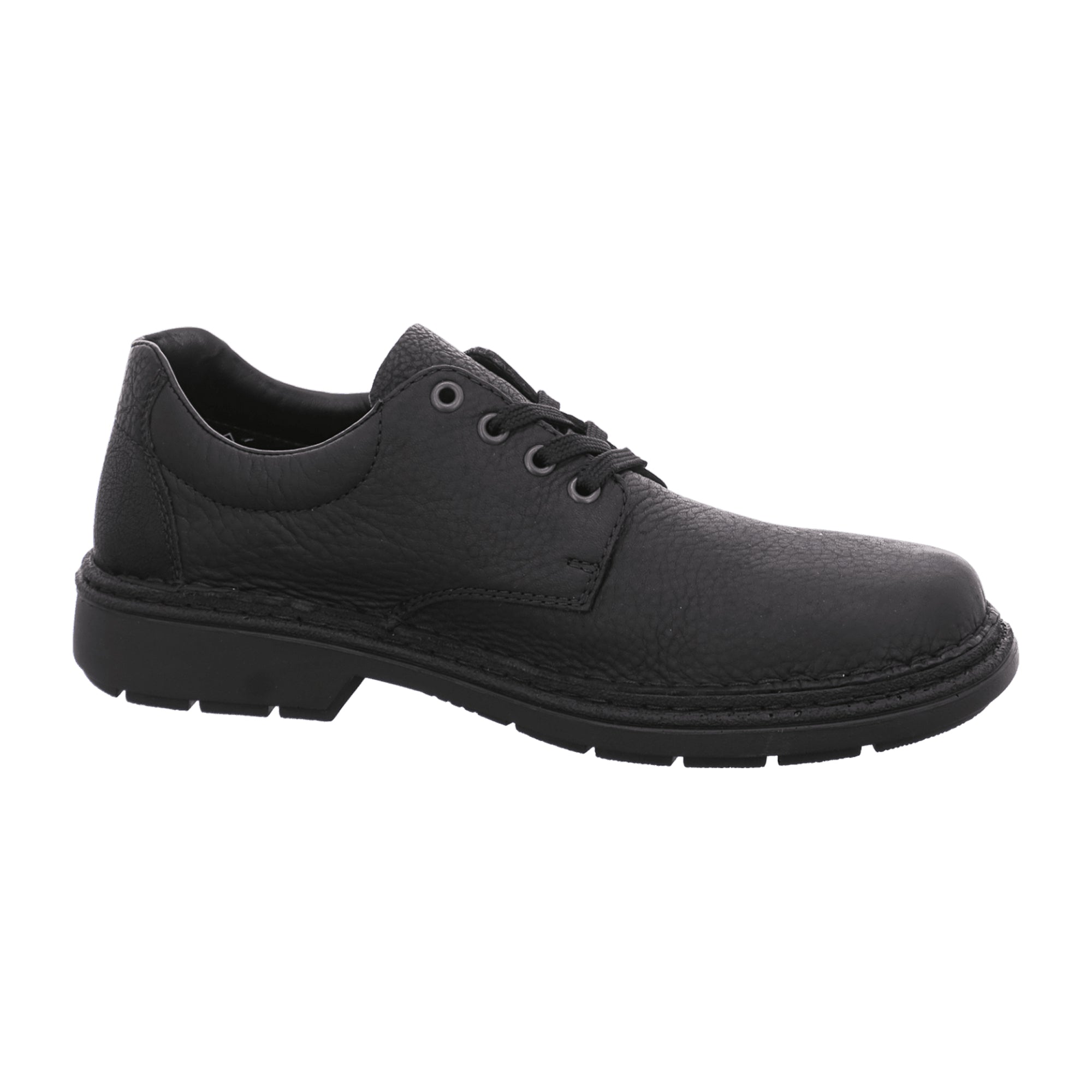 Rieker 05001-00 Black Comfort Lace-Up Shoes Water-Resistant Lightweight Sole