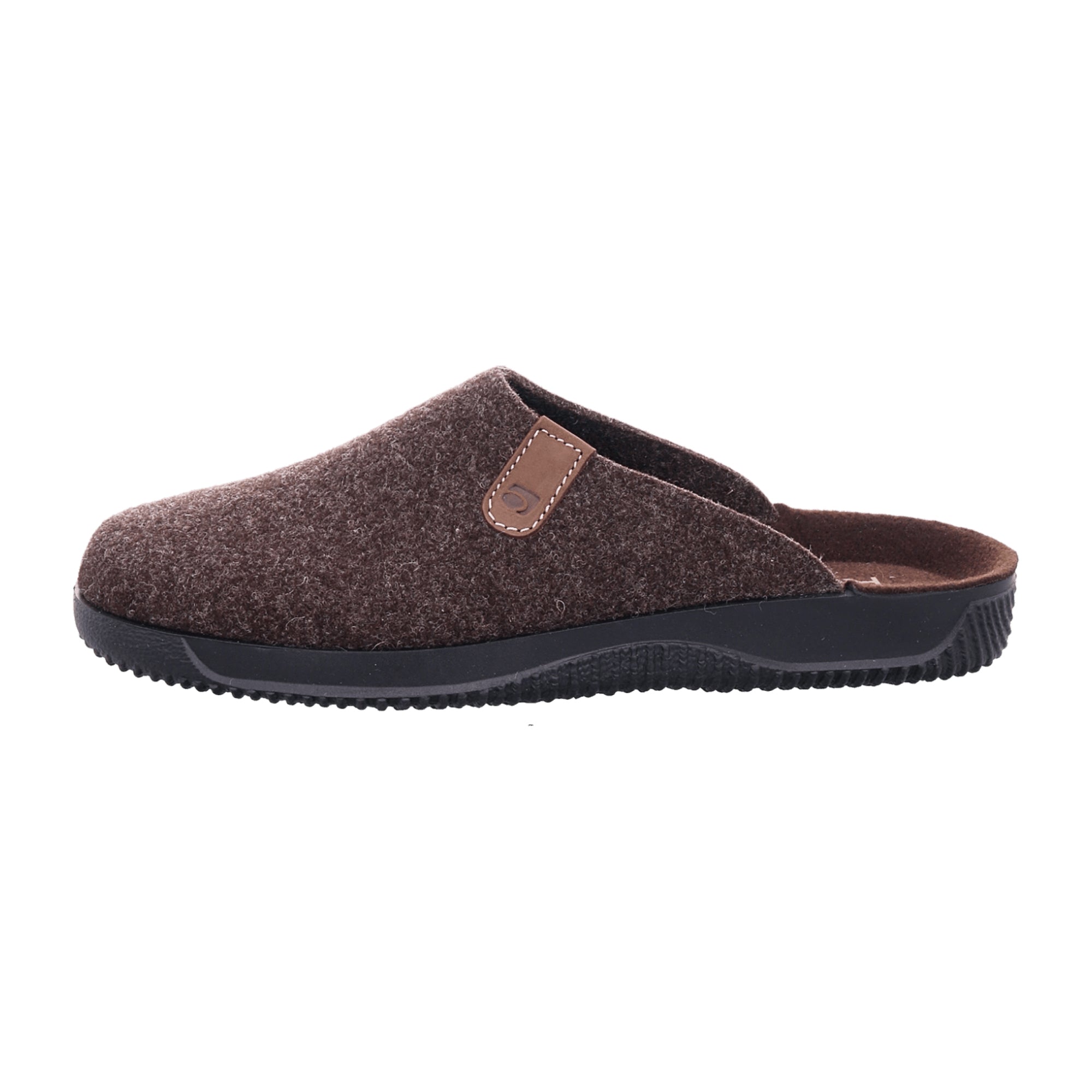 Rohde Soltau-H Men's Brown Slip-On Shoes with Felt Lining and Round Toe