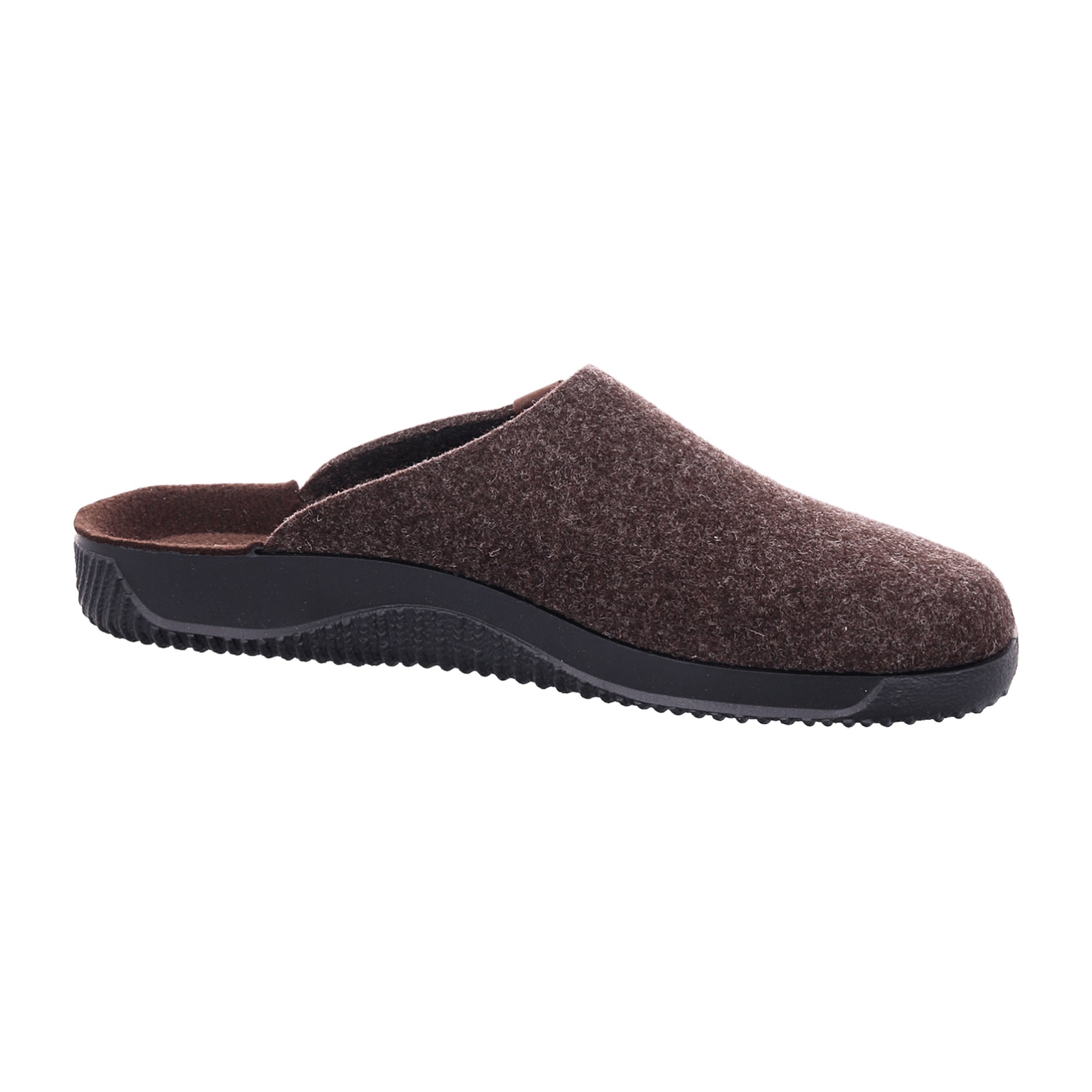 Rohde Soltau-H Men's Brown Slip-On Shoes with Felt Lining and Round Toe