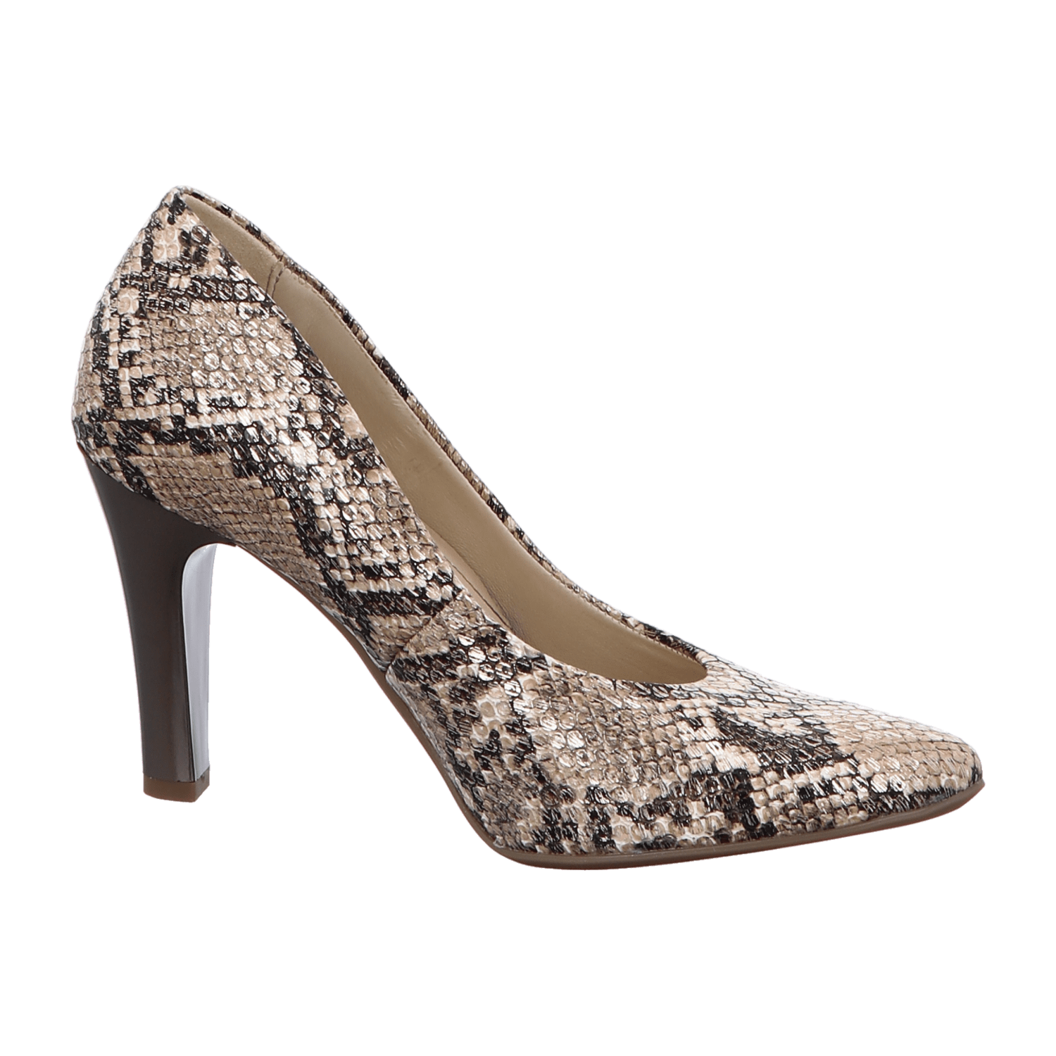 ARA FRAUKE Women's Pumps Smooth Leather Beige Pointed Toe Slip-On