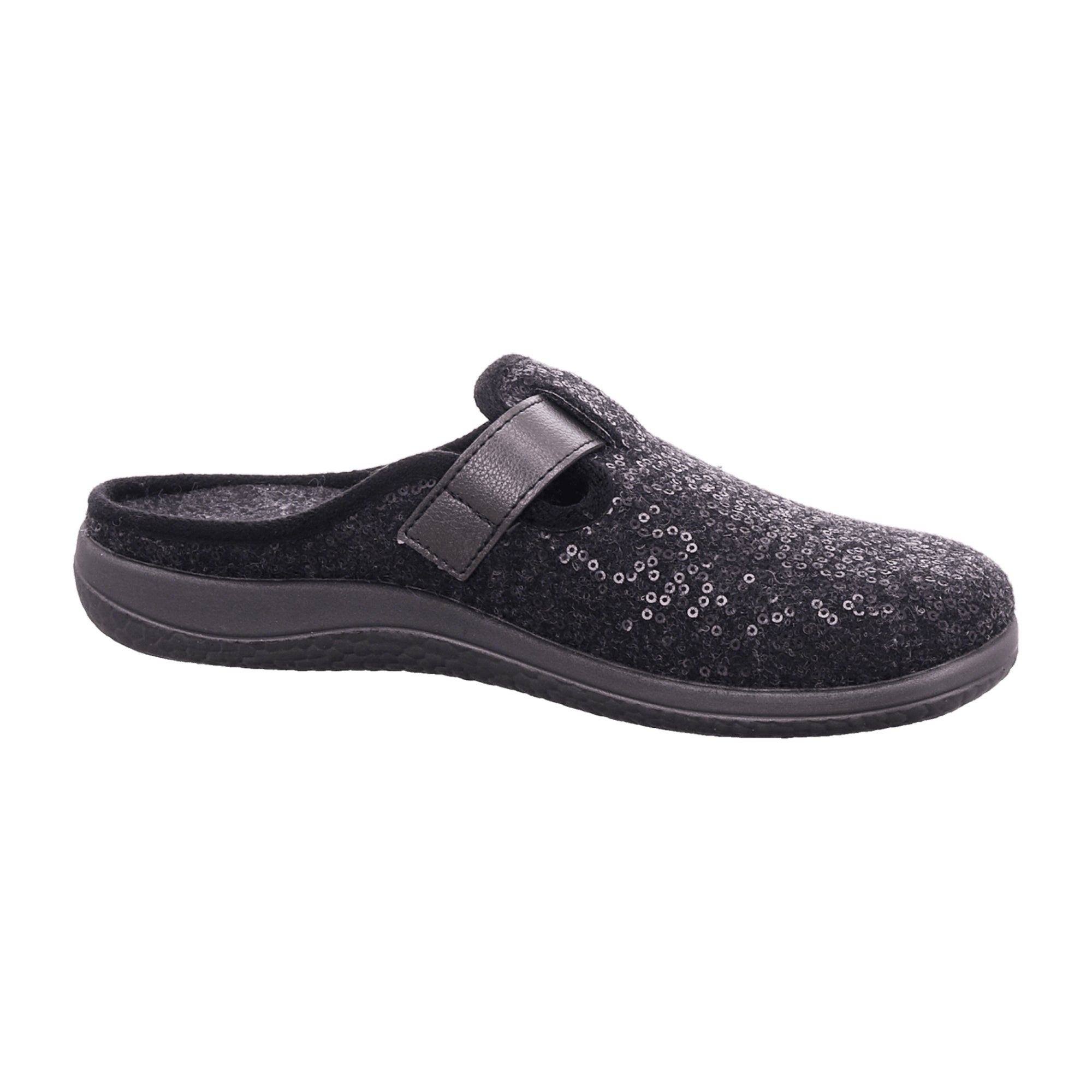 Rohde Bari Women's Slip-On Shoes Gray Textile Removable Insole Winter