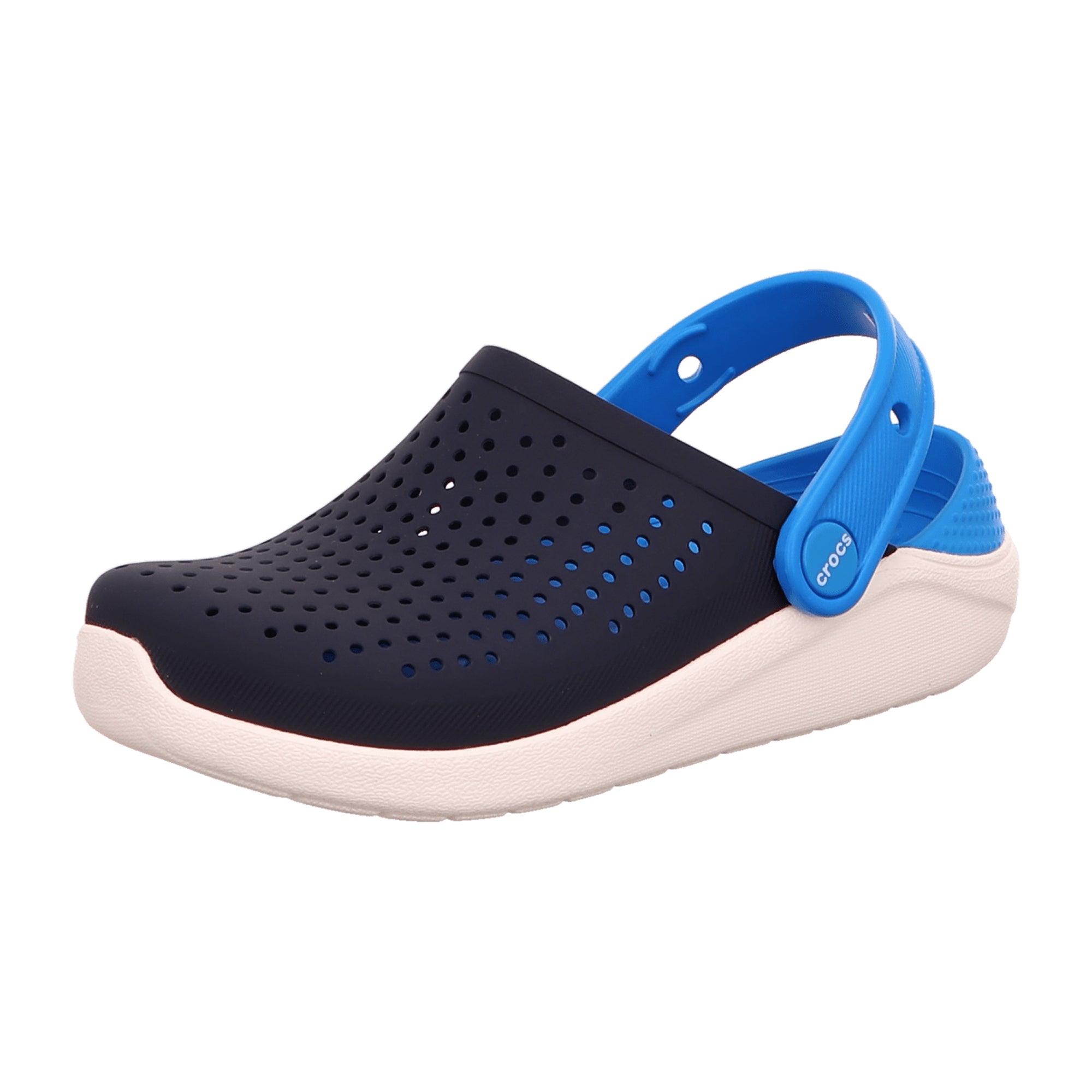 Crocs LiteRide Clog K for Kids - Comfortable, Stylish Blue Slip-On Shoes