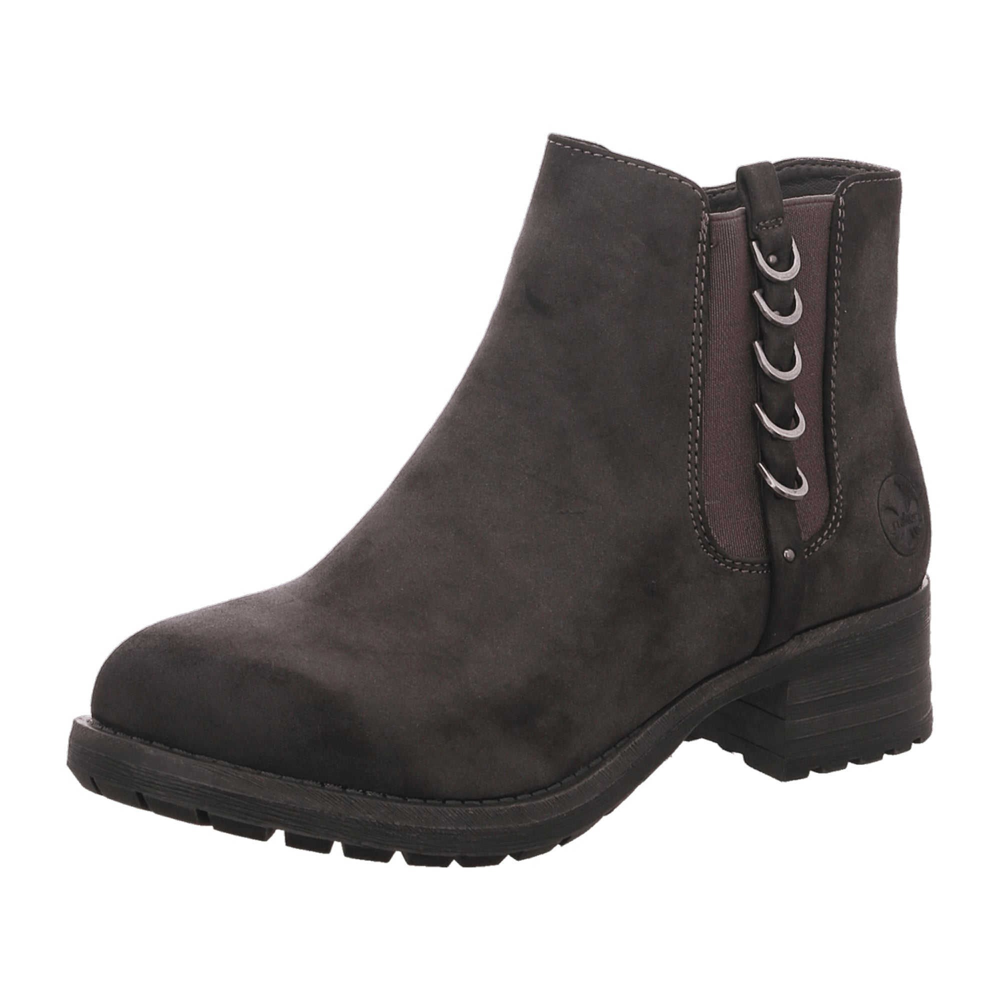 Rieker Chelsea Boots for Women Gray with Warm Lining and Comfortable Sole