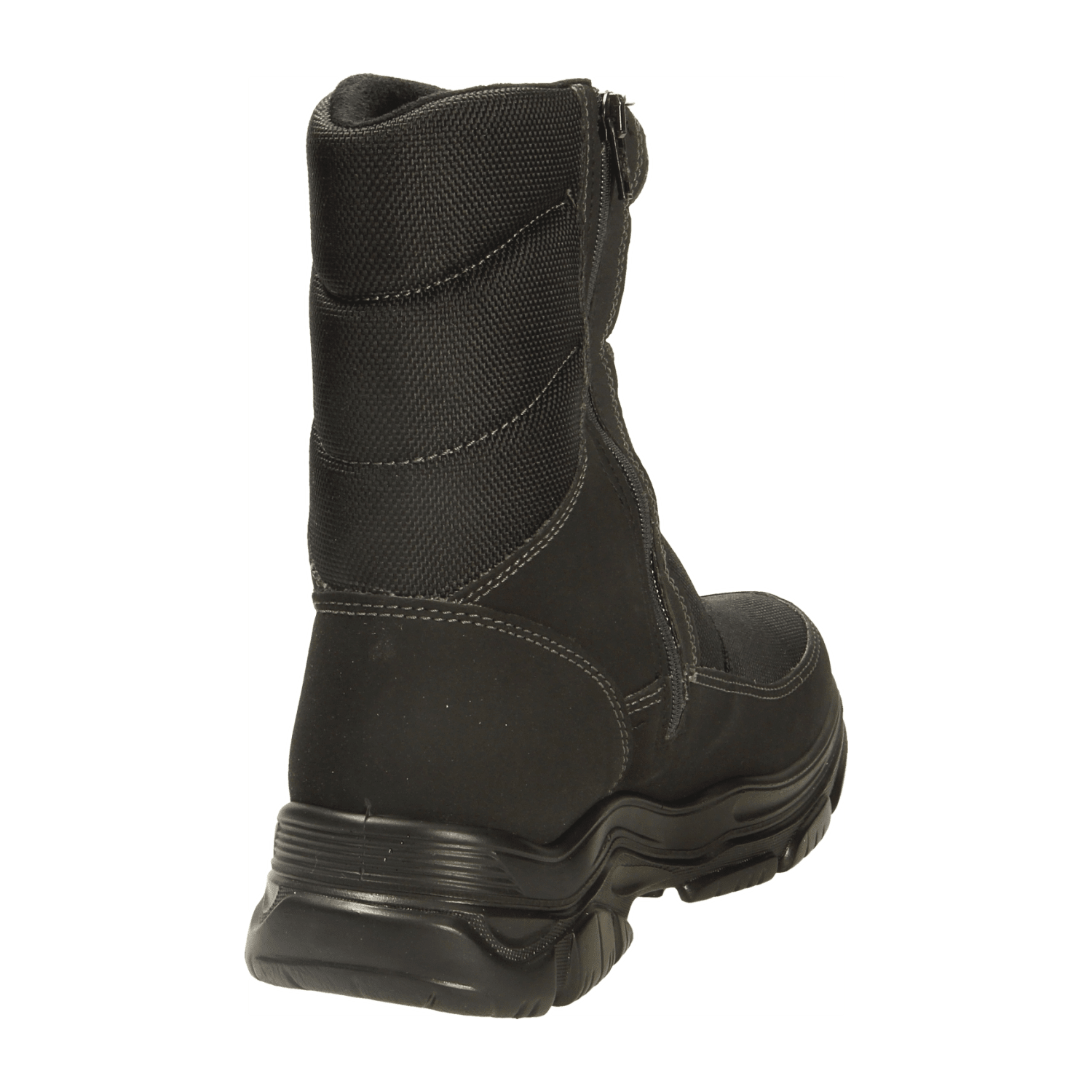 ARA Men's Winter Boots Snow Boots with Zipper in Black Synthetic