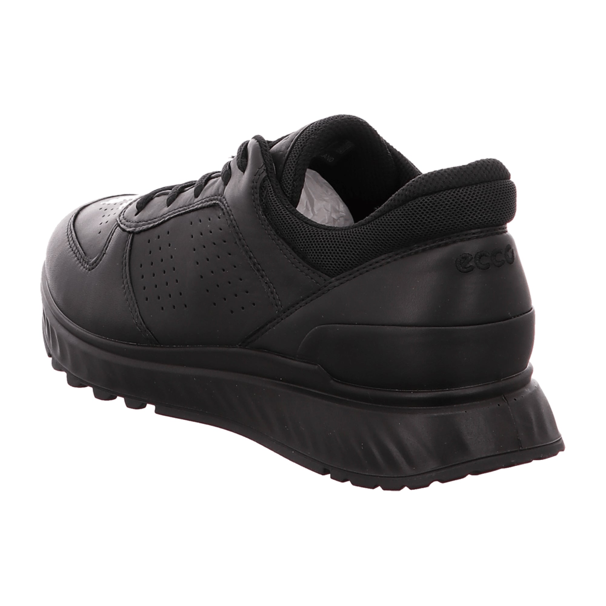 Ecco Men's Outdoor Black Shoes - Durable & Stylish Trekking Footwear