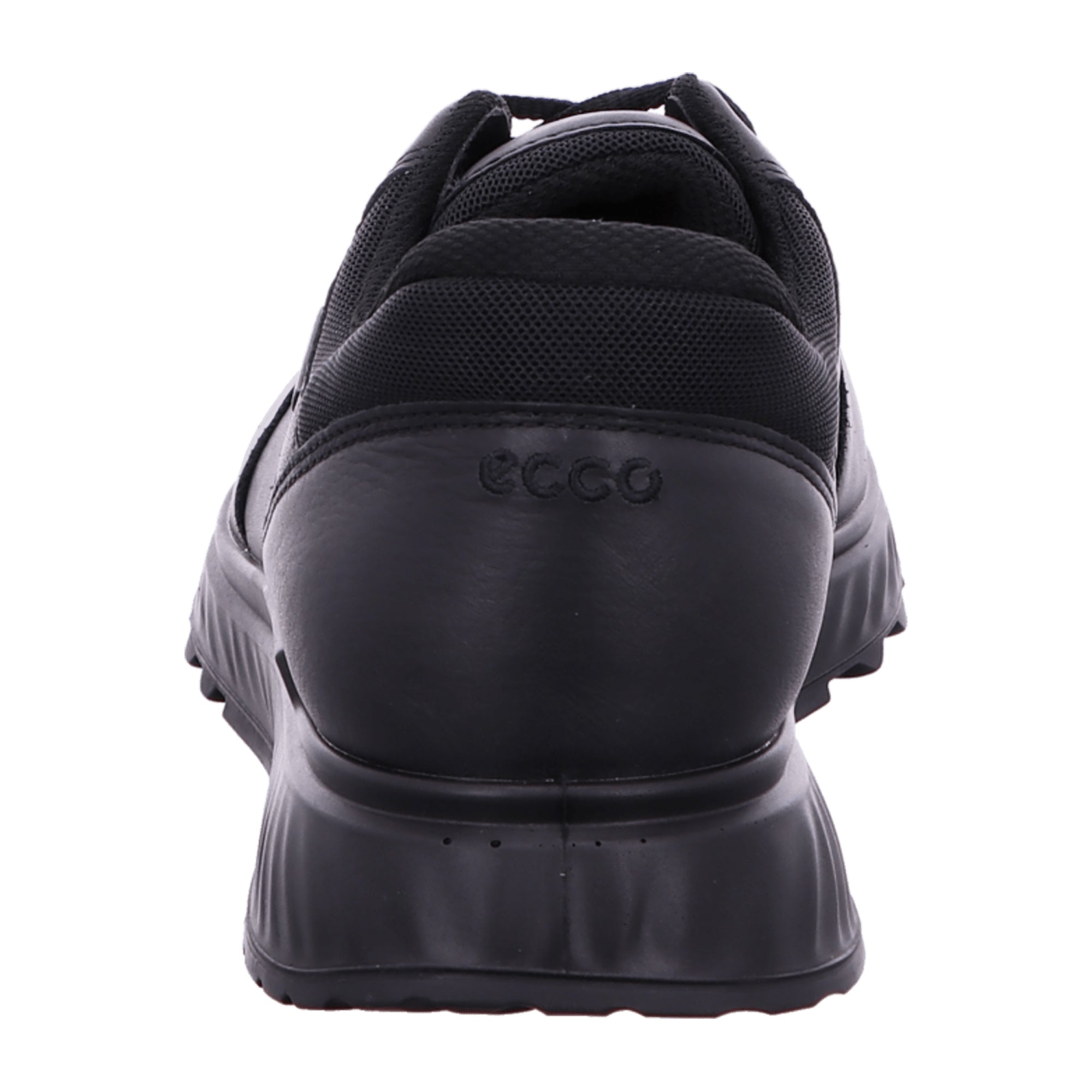 Ecco Exostride M Men's Lace-Up Shoes in Black with Gore-Tex