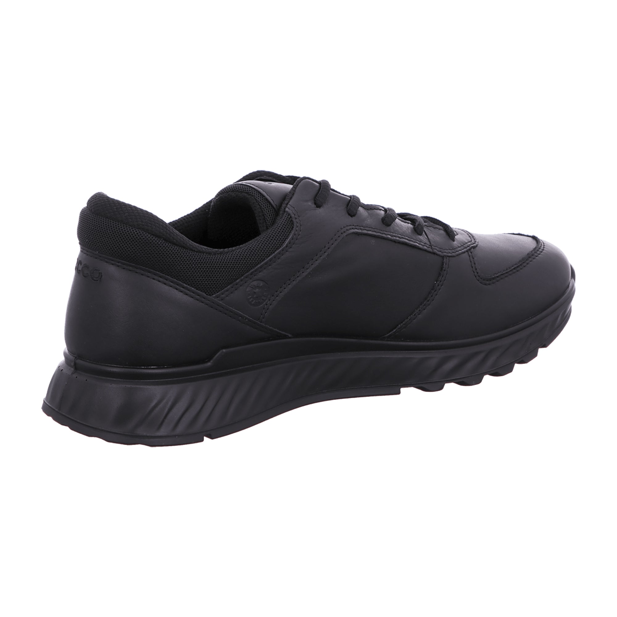 Ecco Exostride M Men's Lace-Up Shoes in Black with Gore-Tex