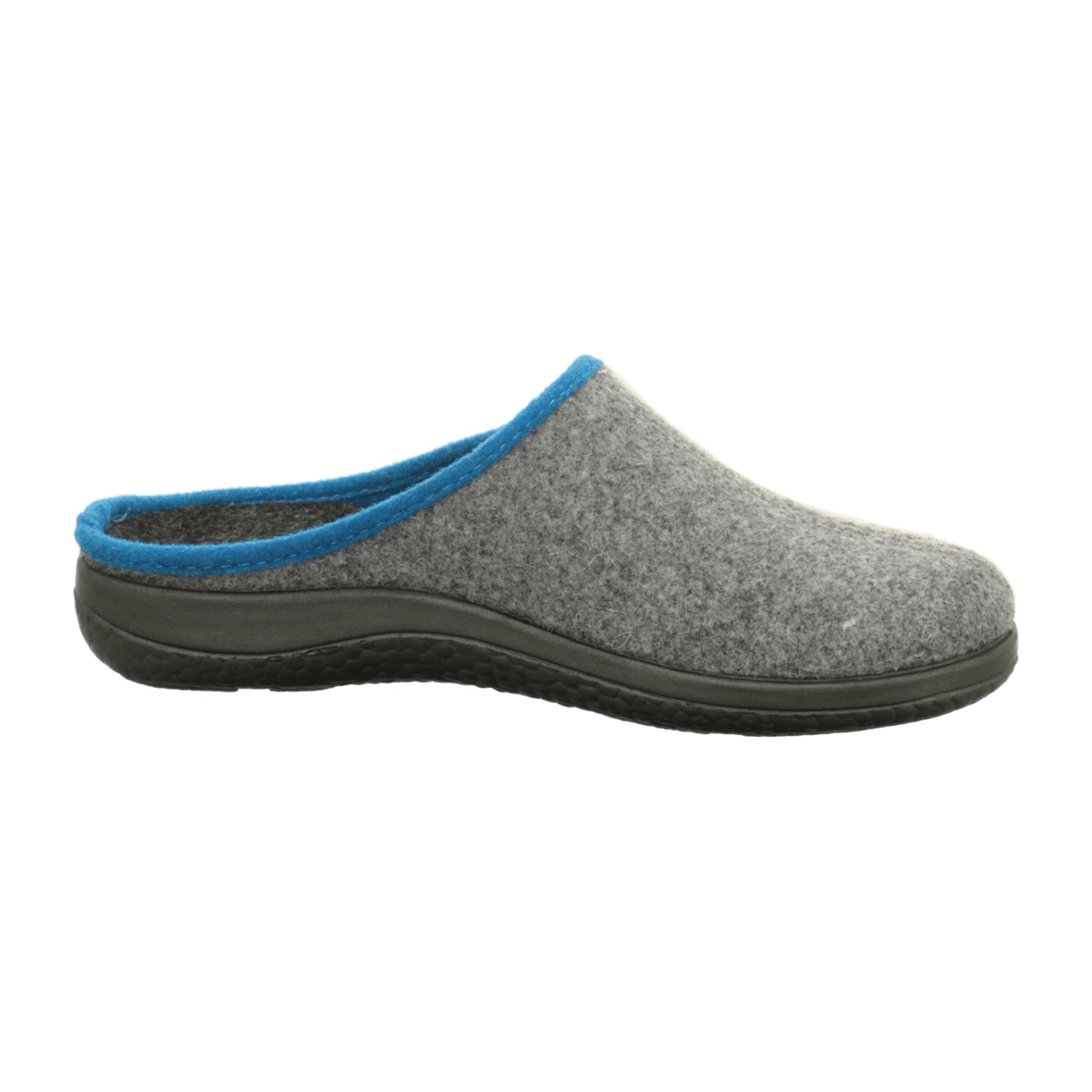 Rohde 6551 Ladies Grey Slip-On Shoes with Cushioned Insole and Quiet Sole